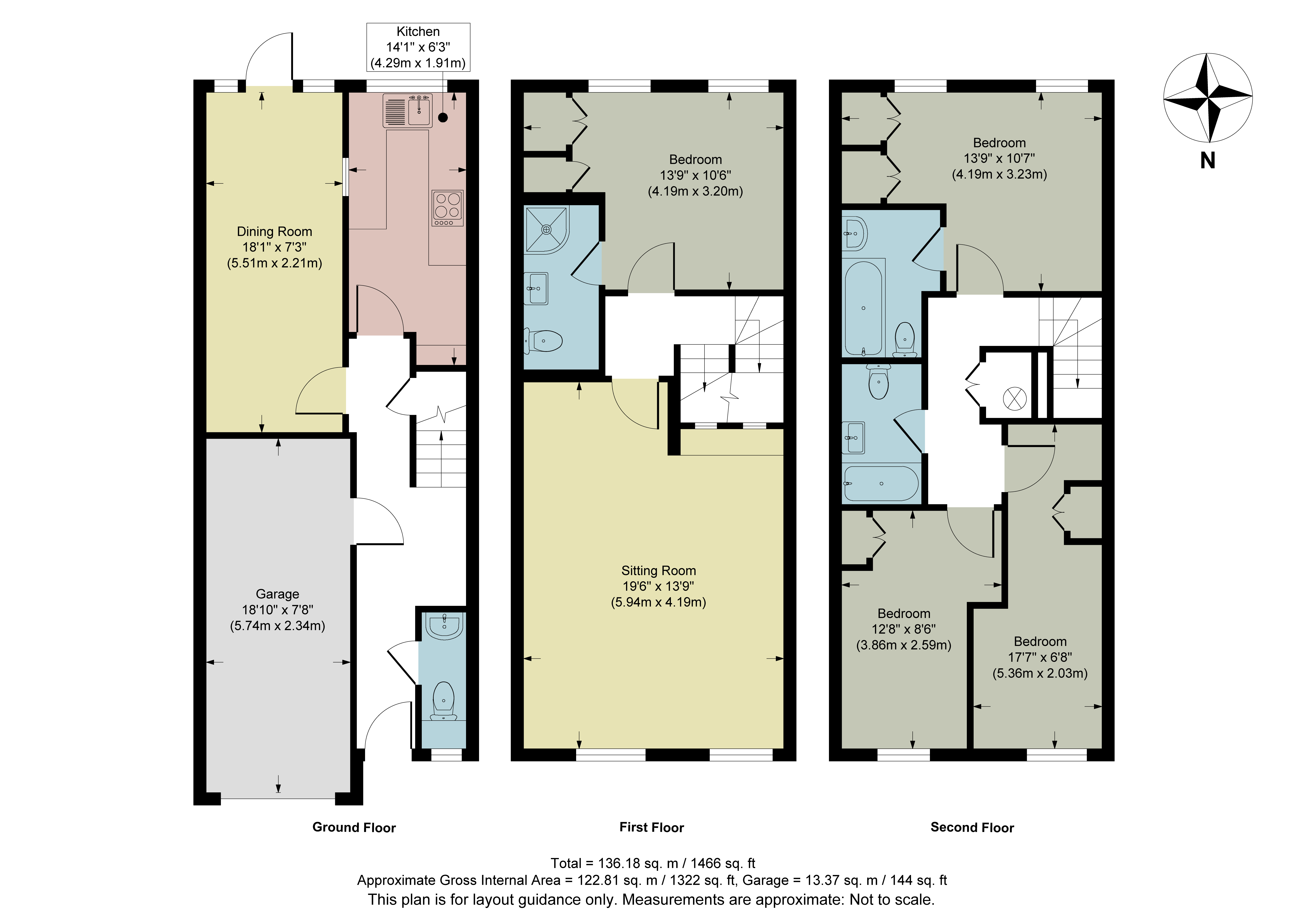 11, Dell Way, London floorplan