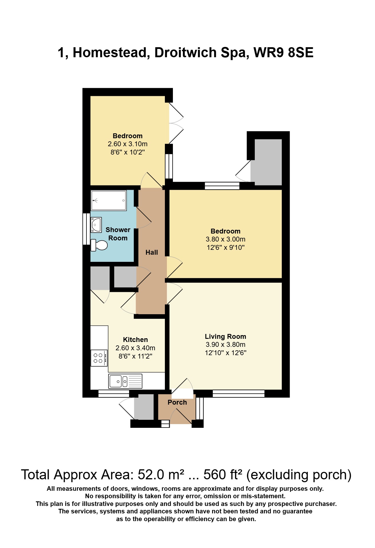 1, Homestead, Worcestershire floorplan