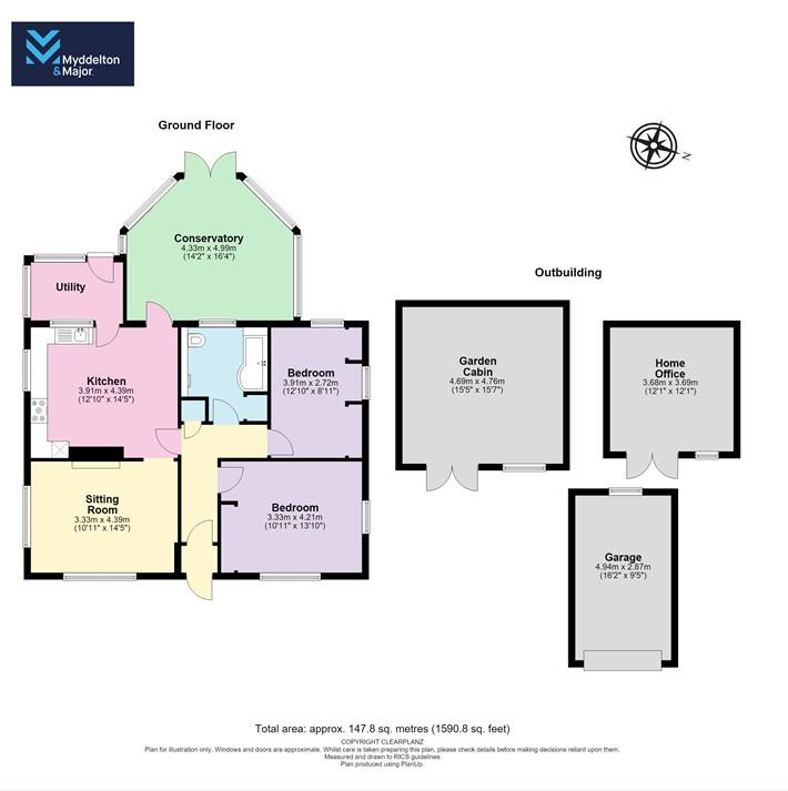 Hill View, Andover Road, Salisbury floorplan
