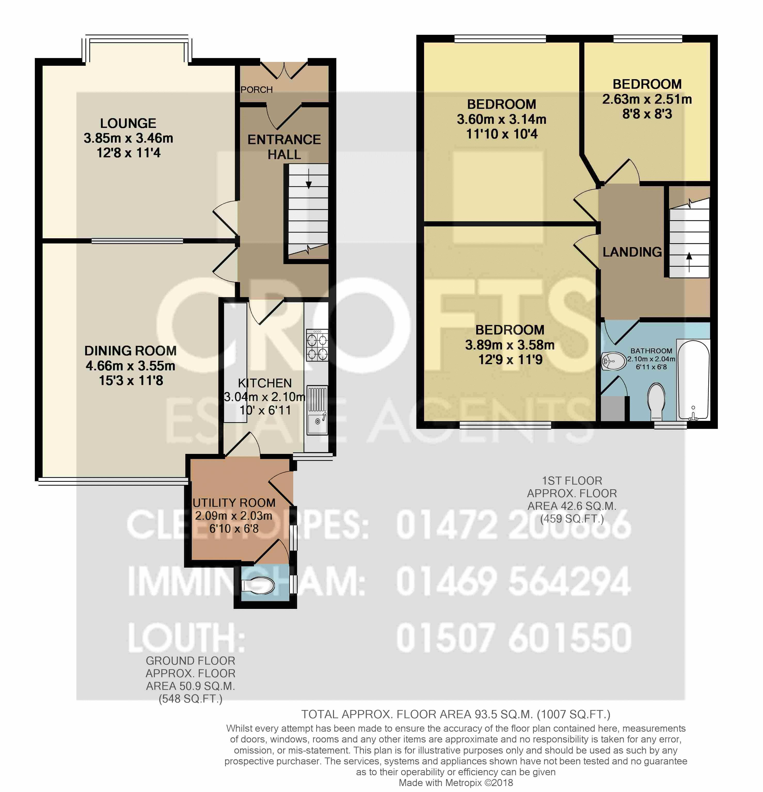 191, Cooper Road, Grimsby floorplan
