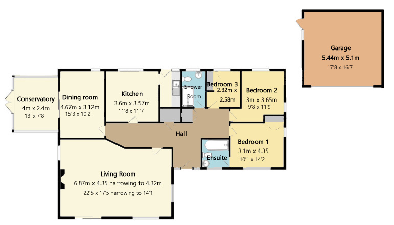 Myrtle Cottage,, Milford Road, New Milton floorplan