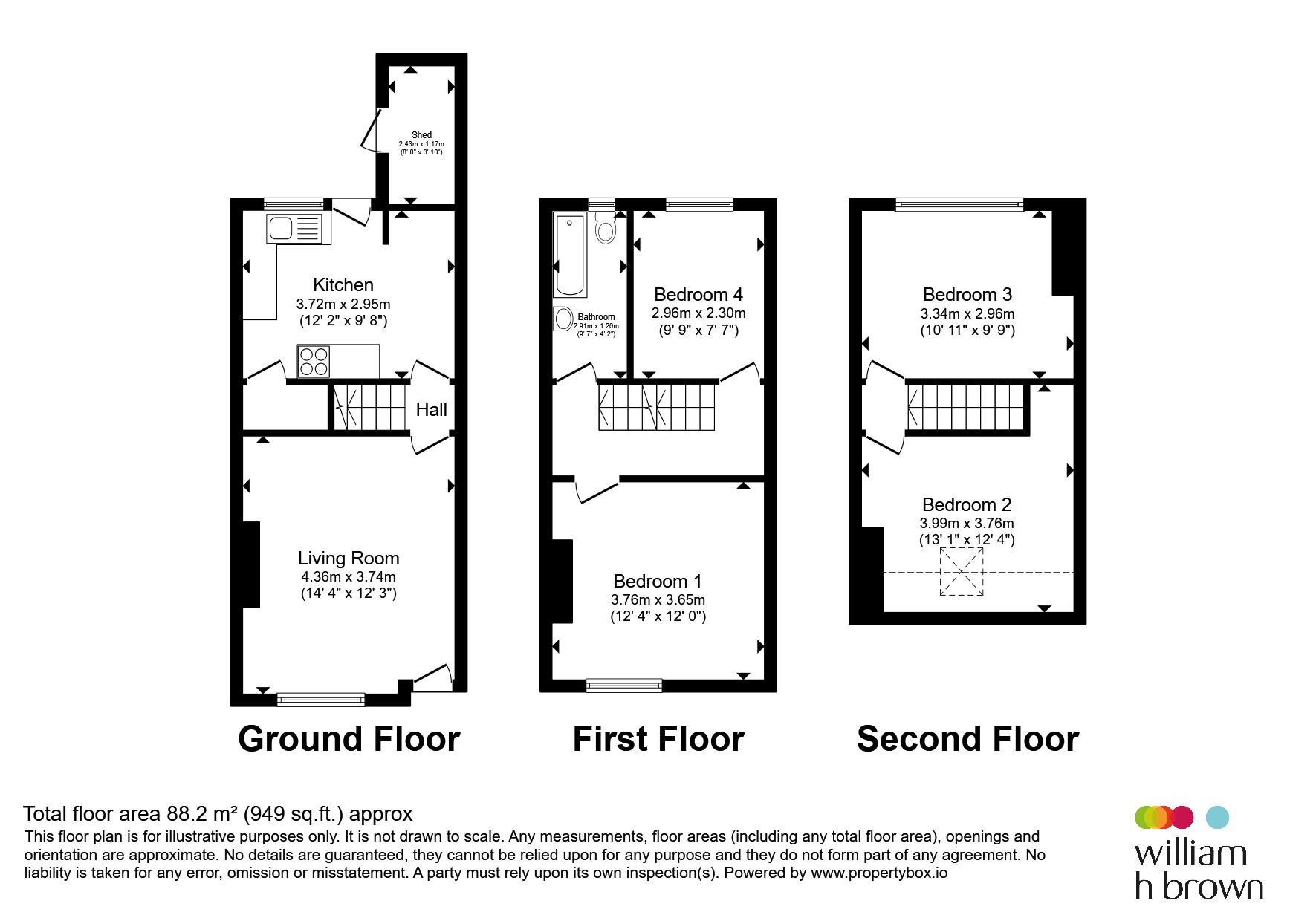50, Nowell Mount, Leeds floorplan