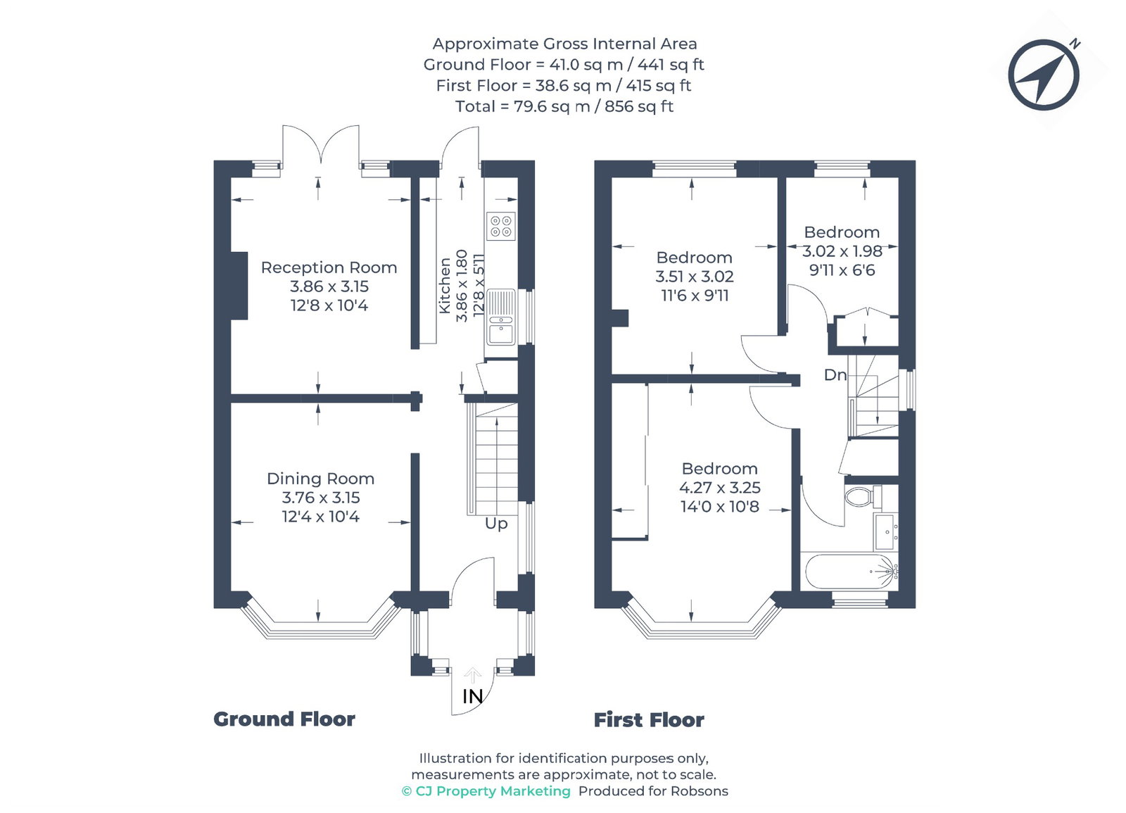 2, Vivian Close, Watford floorplan