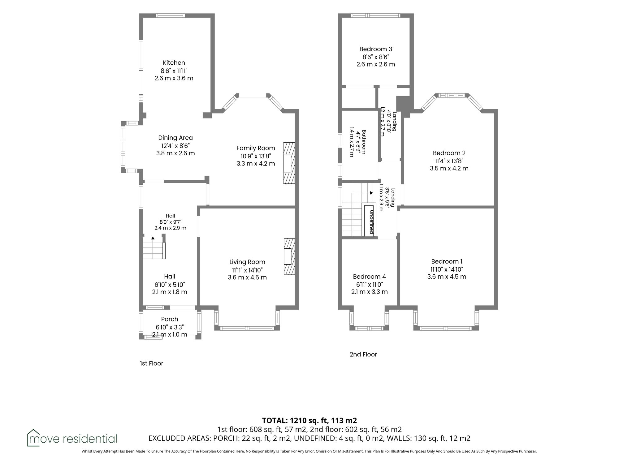 122 Rose Lane, Liverpool floorplan