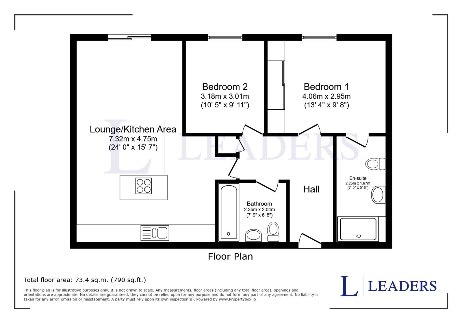 19 Anson Court,, The Canalside, Portsmouth floorplan