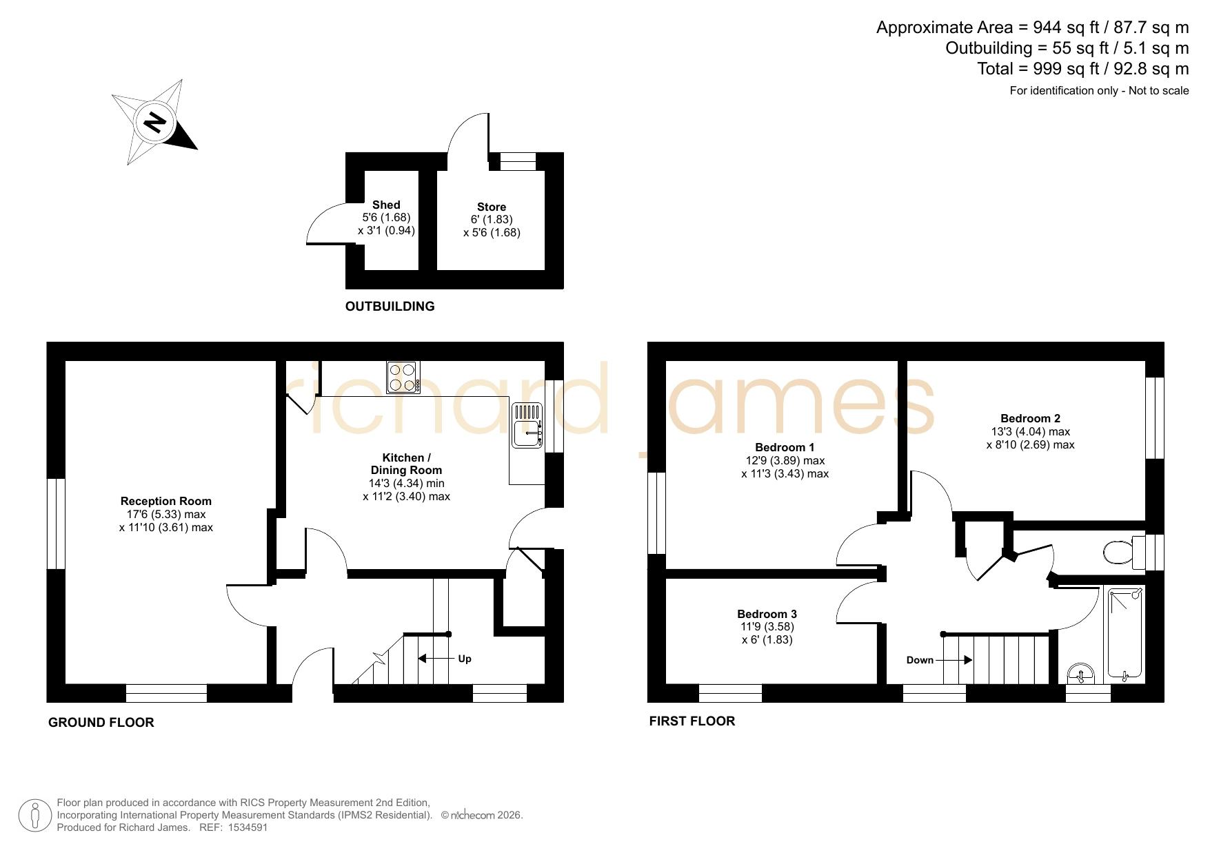 1, Shute Avenue, Swindon floorplan