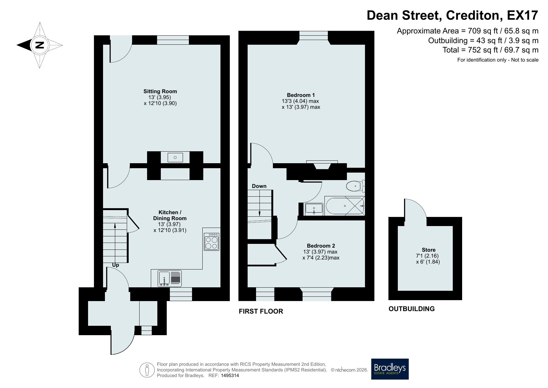 35, Dean Street, Devon floorplan