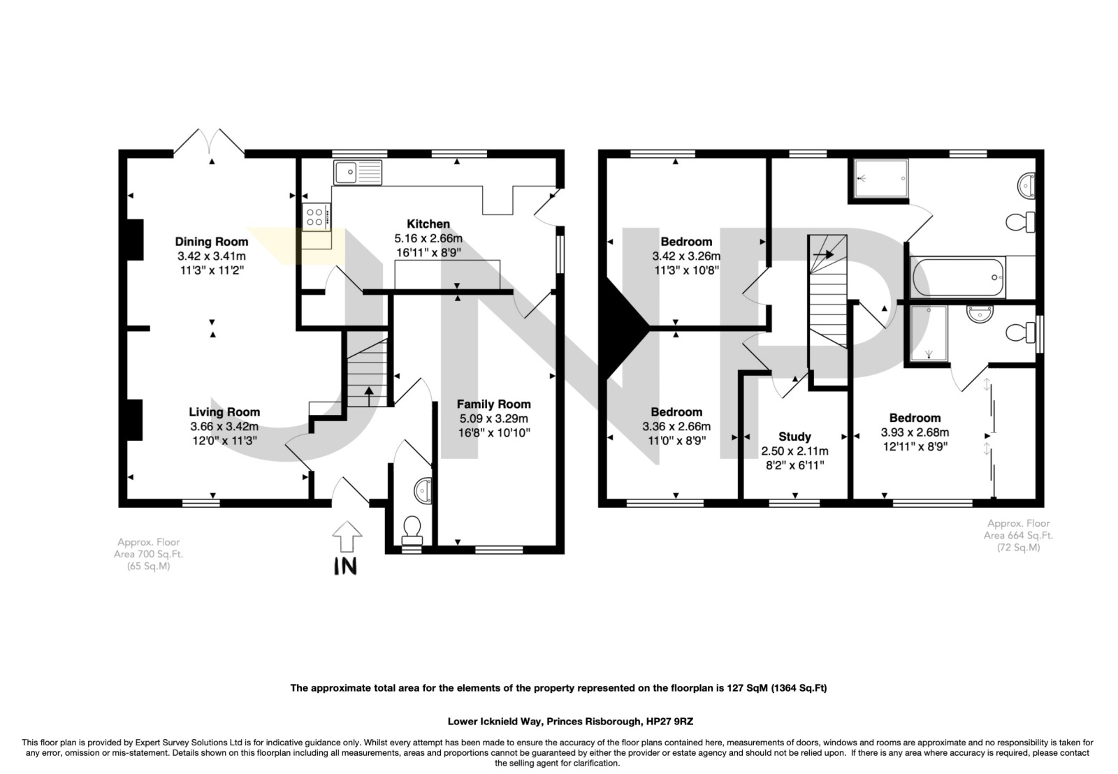 3, Lower Icknield Way, Princes Risborough floorplan