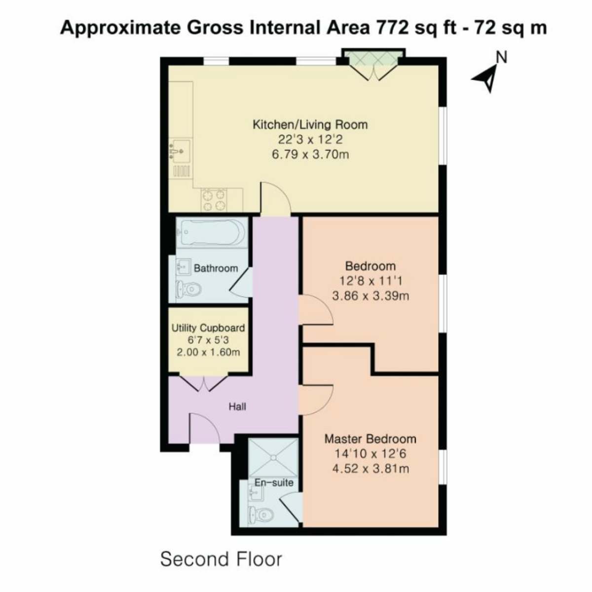 Flat 14, 2, Hobbs Way, Gloucester floorplan