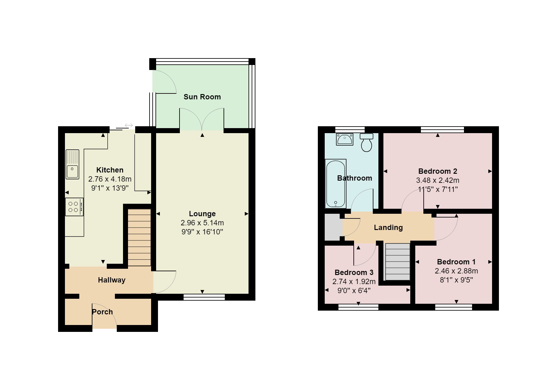 3 Bedrooms Terraced house for sale in Woodside Road, Crawley RH10