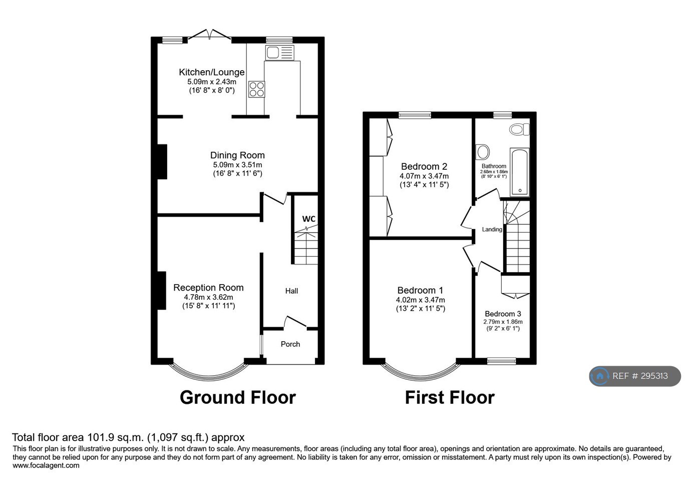 Colebrook Road, London floorplan