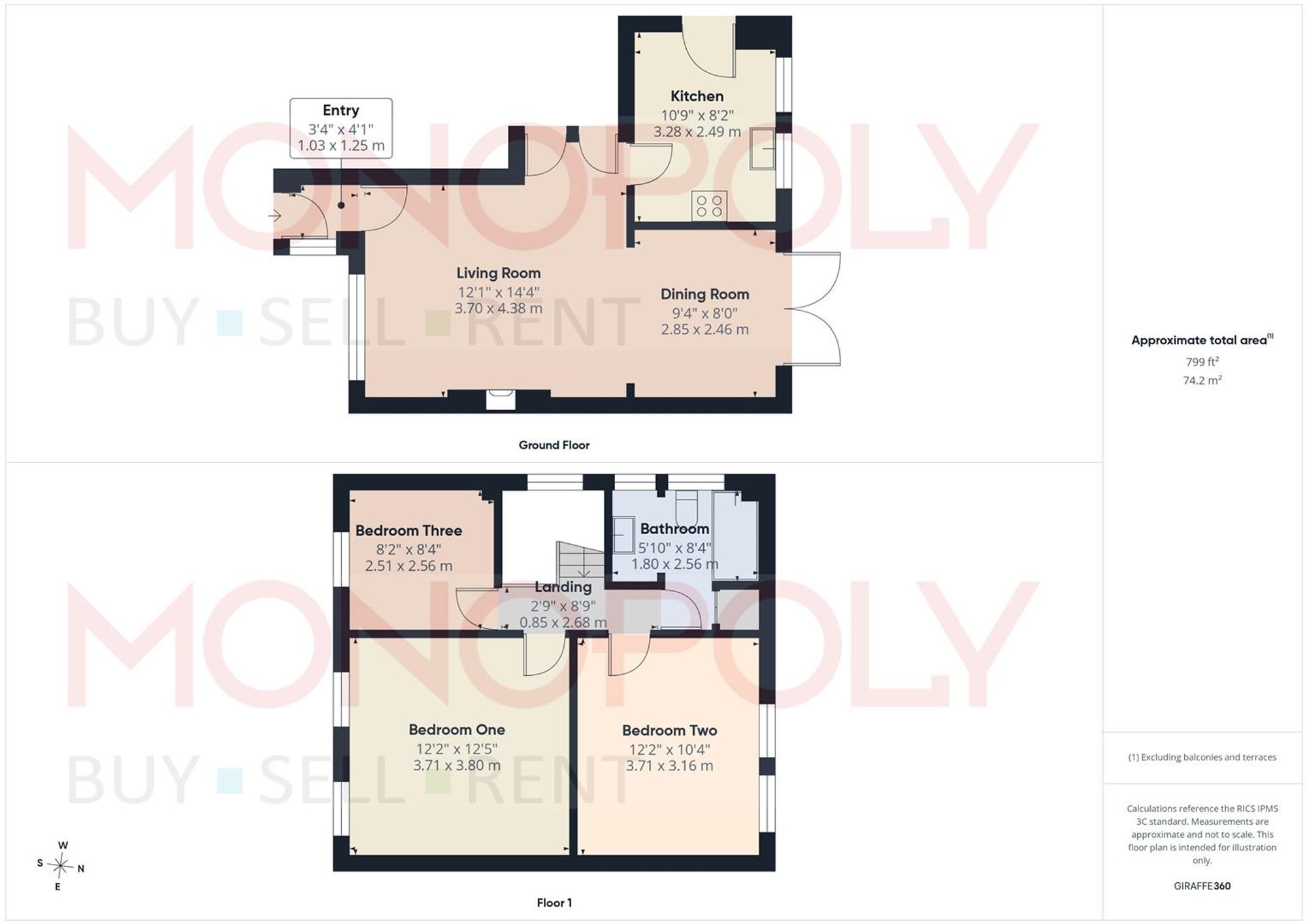 14 Windrush Close, Wrexham floorplan