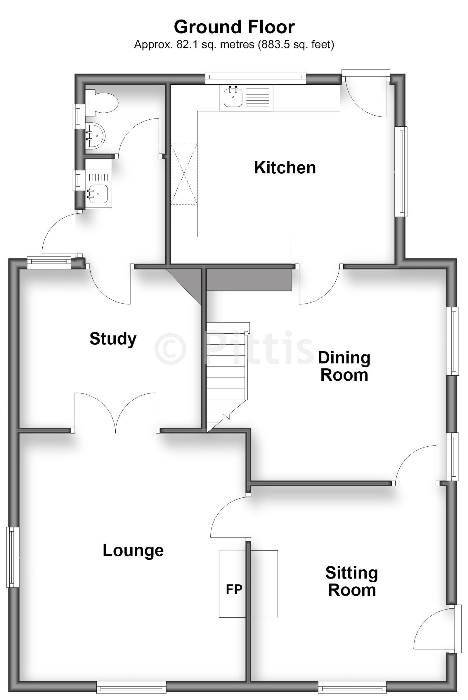 119, School Green Road, Freshwater floorplan