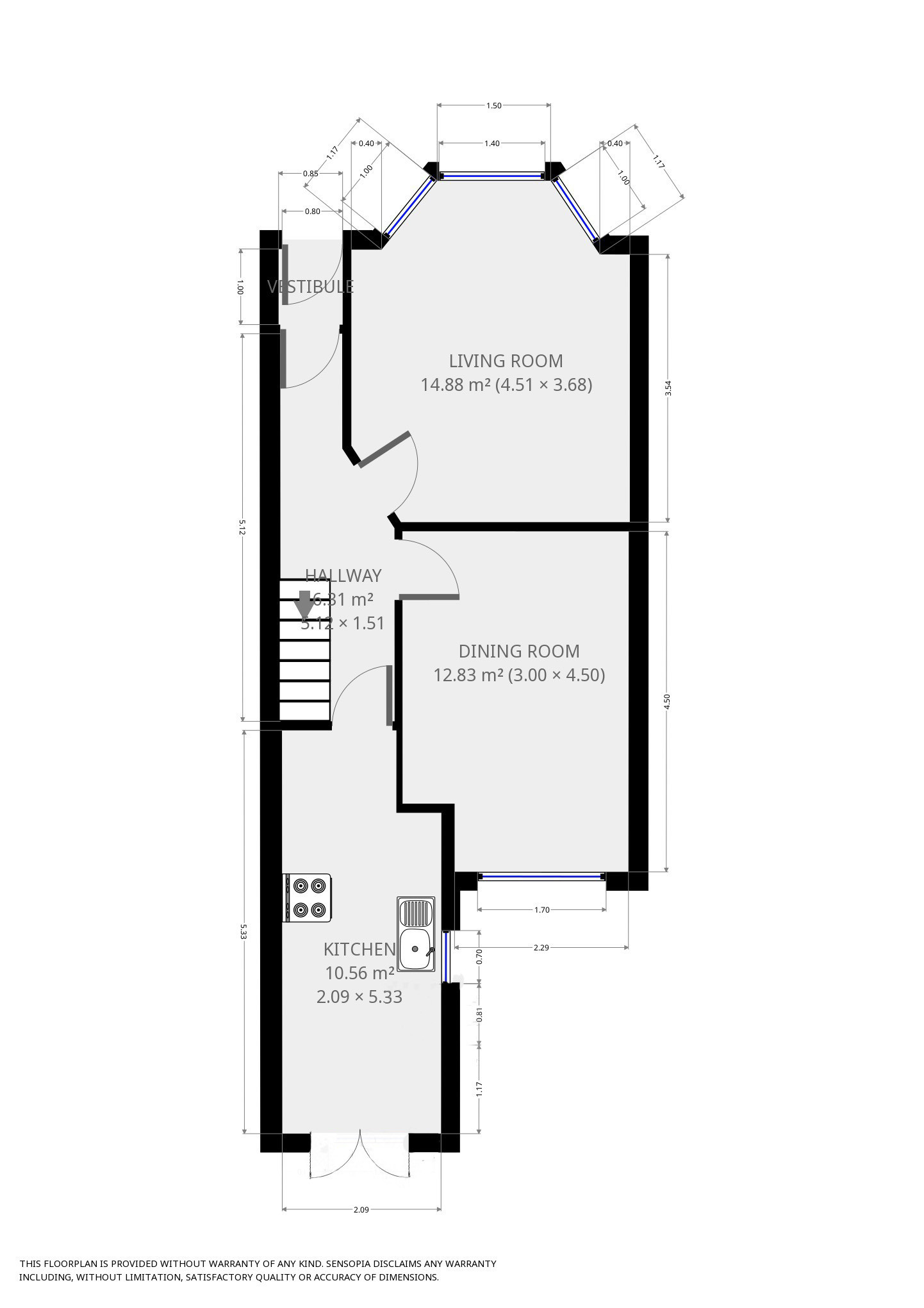 42, Carr Road, Fleetwood floorplan