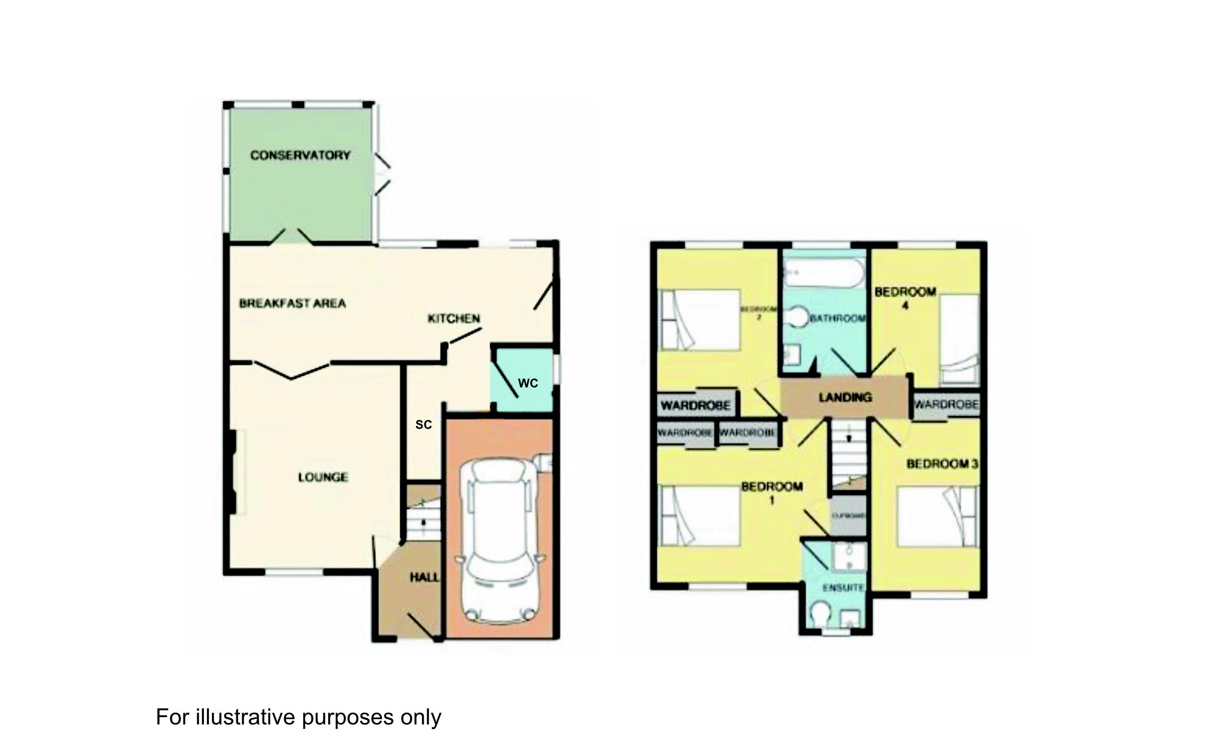 18, Rydal Close, Cannock floorplan