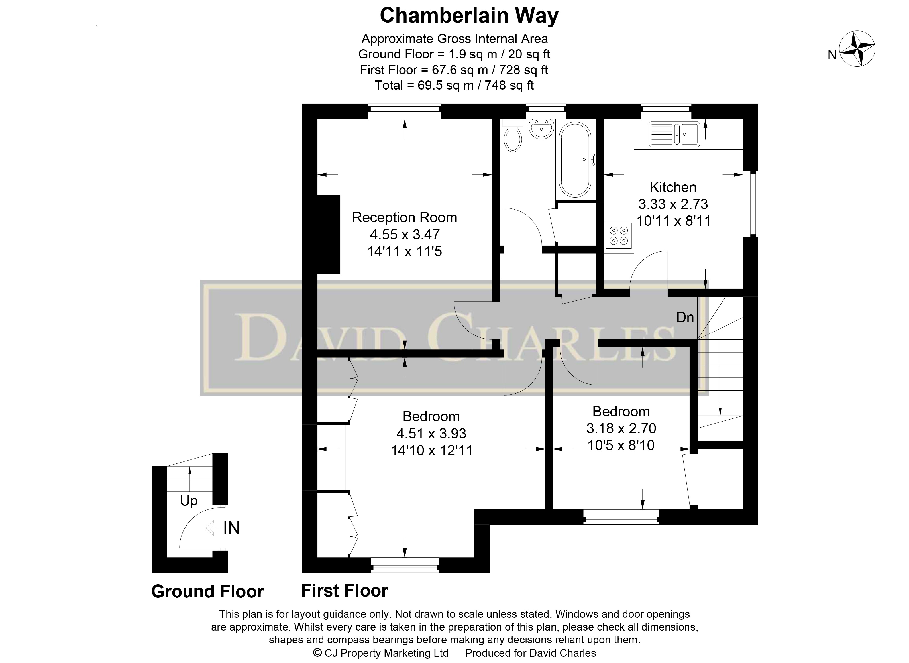 Chamberlain Way, Pinner HA5, 2 bedroom for sale 61894504
