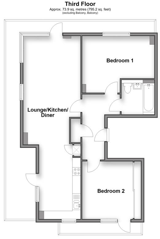 Avebury Avenue, Tonbridge floorplan