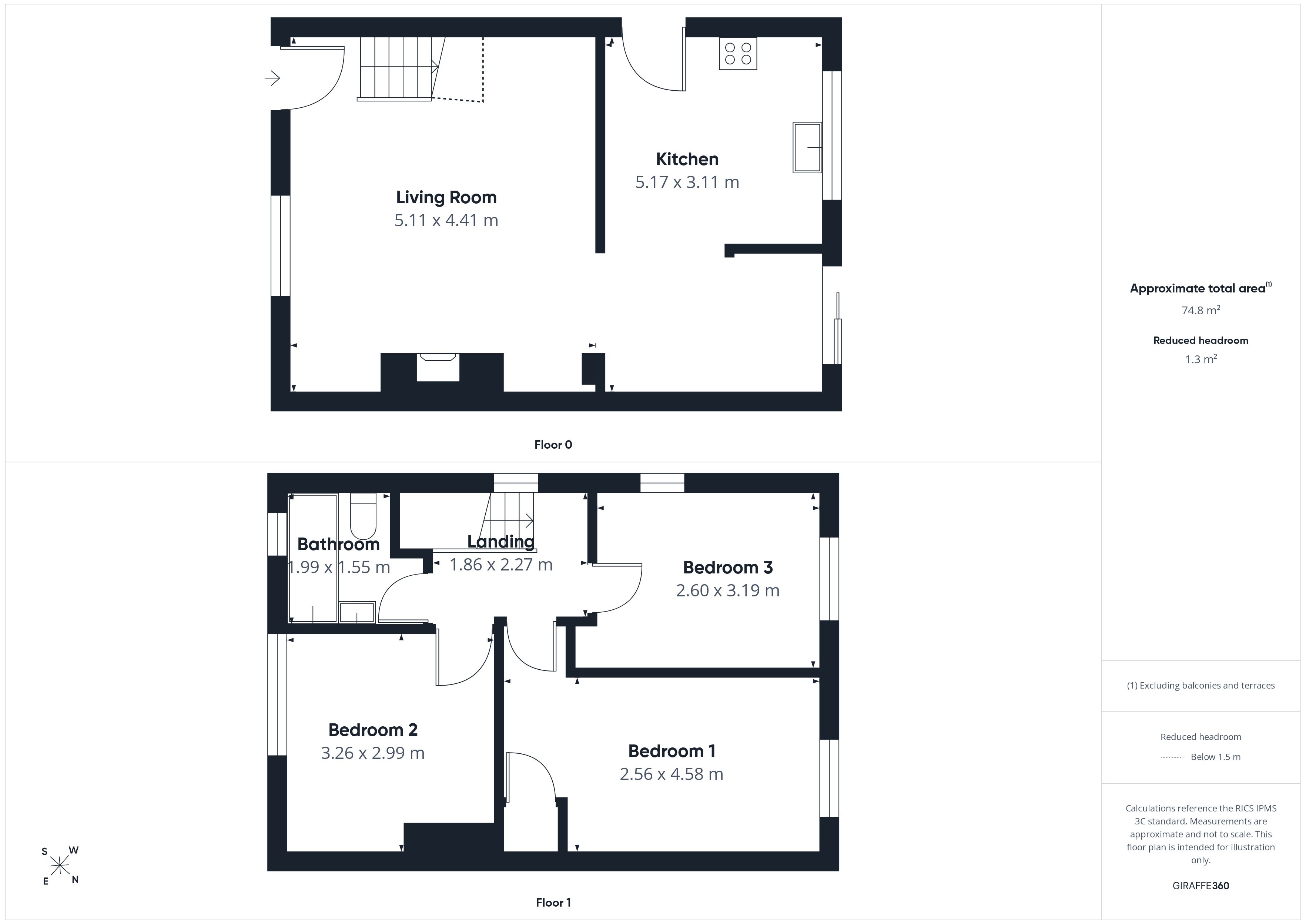 56, Noble Croft, Wigton floorplan