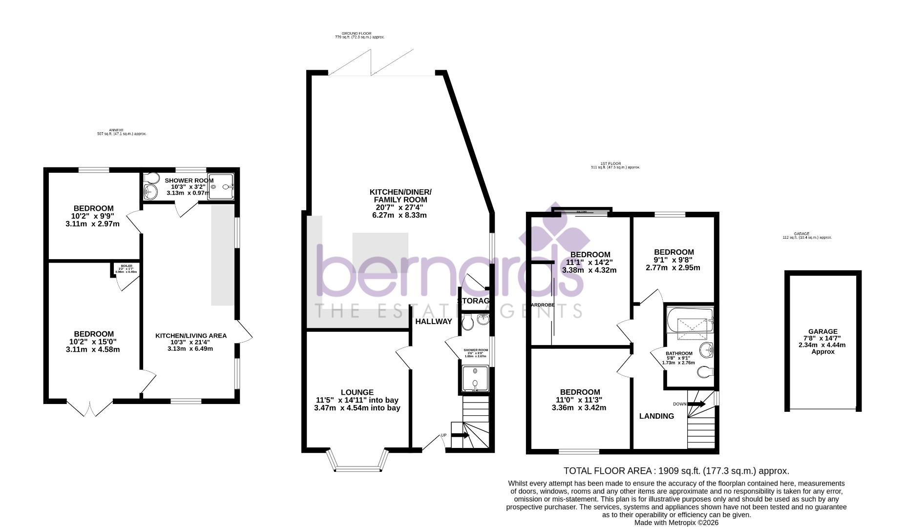 46, Woodfield Avenue, Portsmouth floorplan