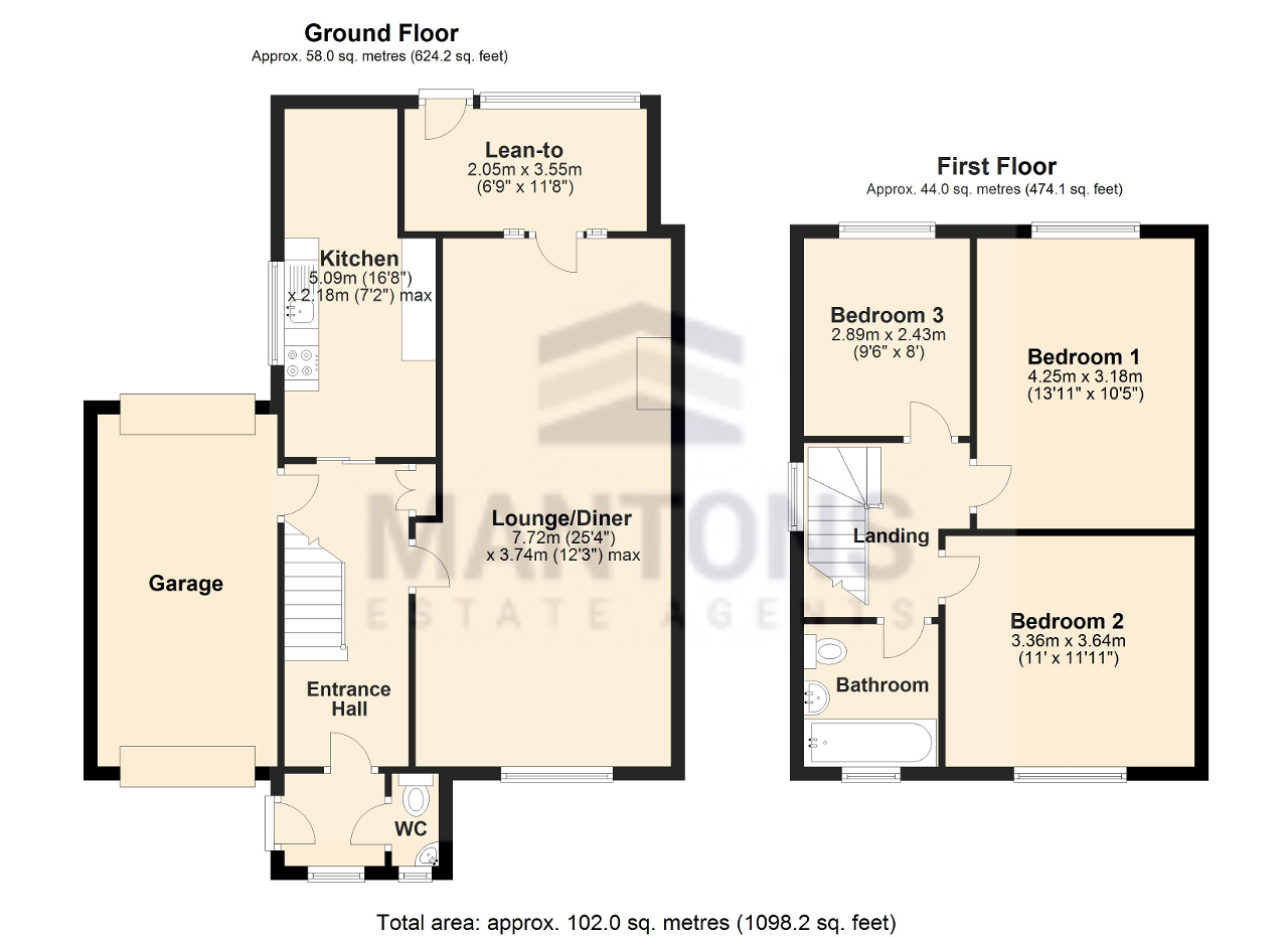3 Bedrooms Semi-detached house for sale in Rosslyn Crescent, Luton, Bedfordshire LU3