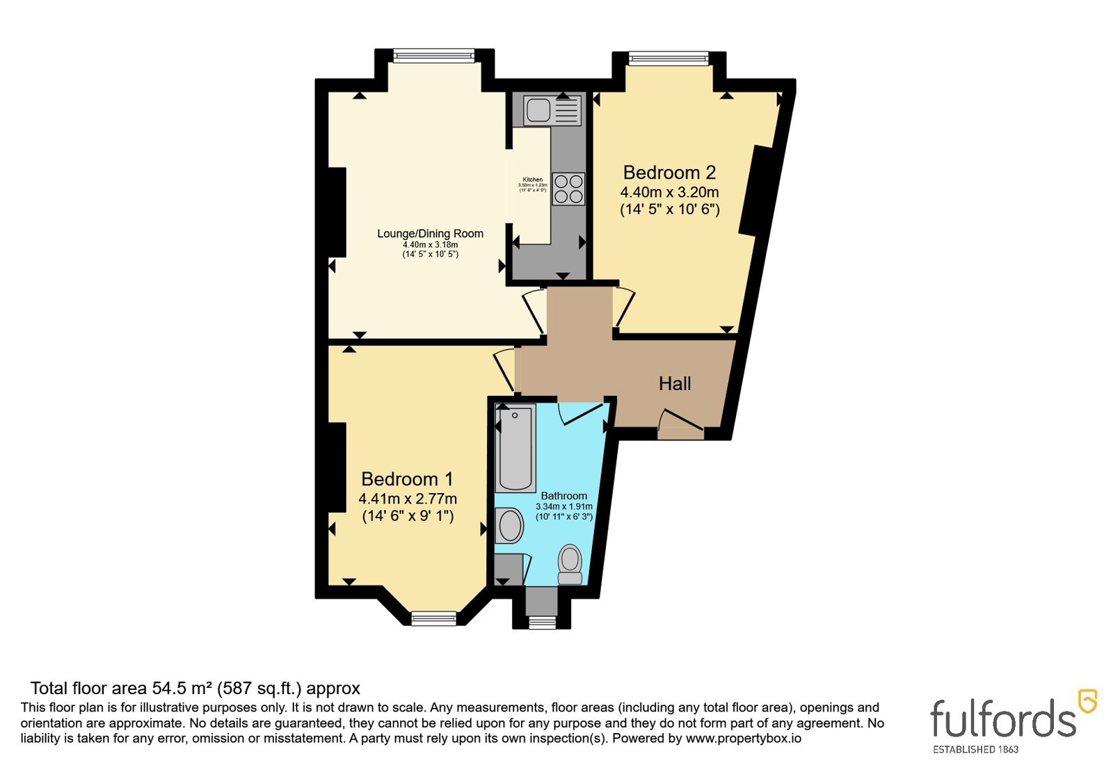 54C,, Victoria Street, Devon floorplan
