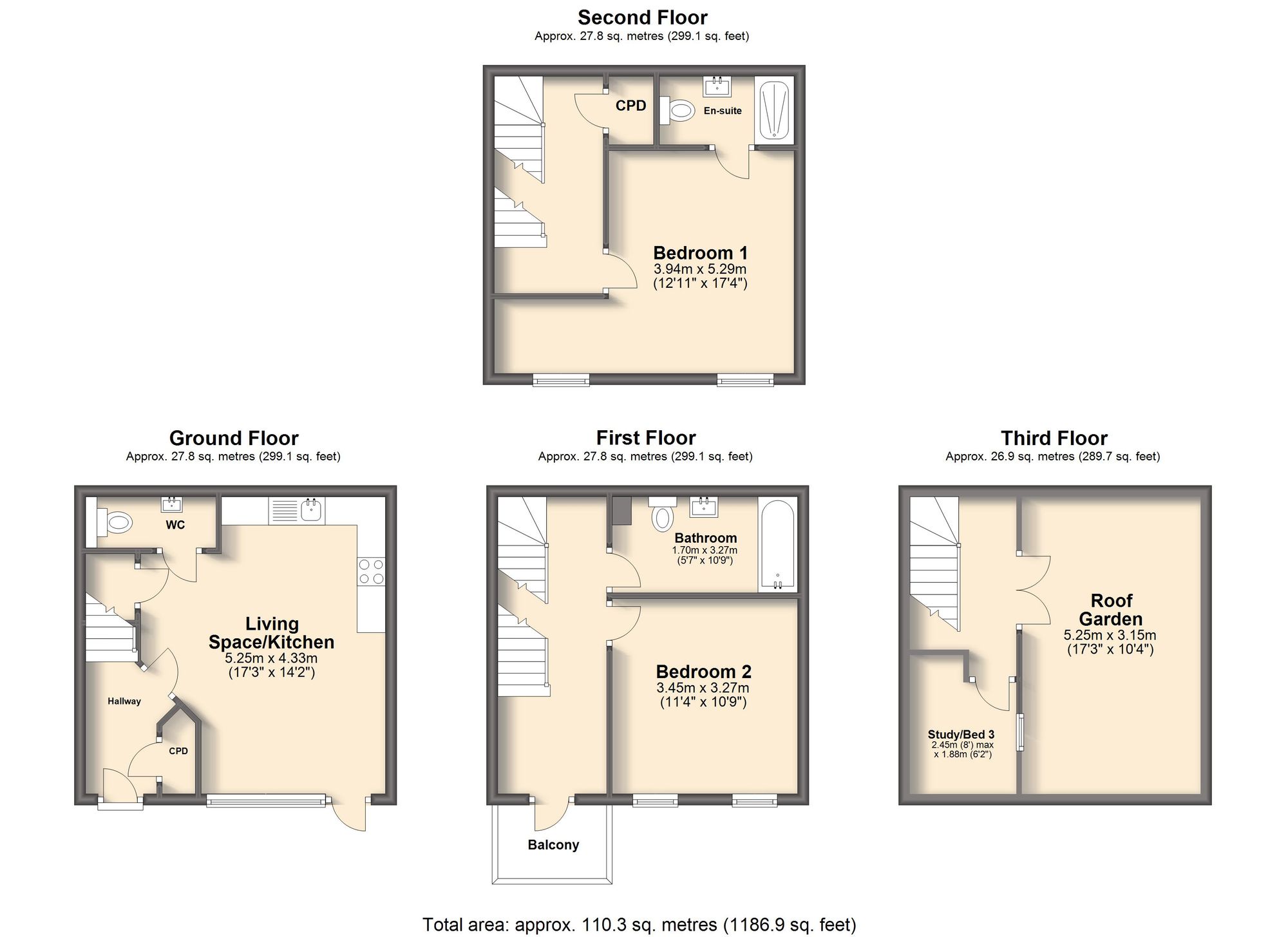 104 Lescar Road, Rotherham floorplan