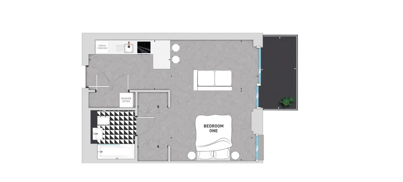 Beton, 14 Wembley Park Blvd, Wembley Park,, London floorplan