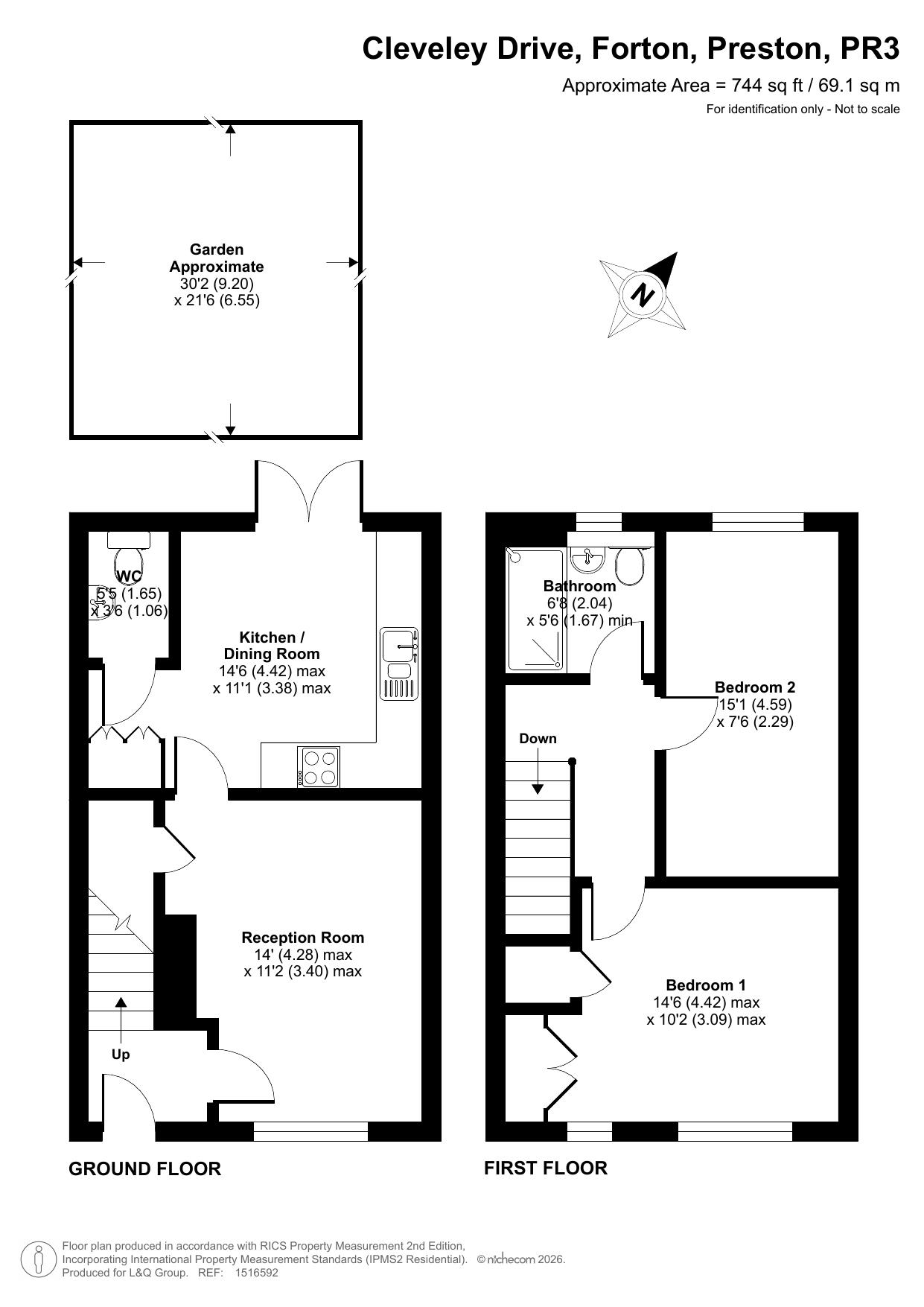 Forton, Preston floorplan