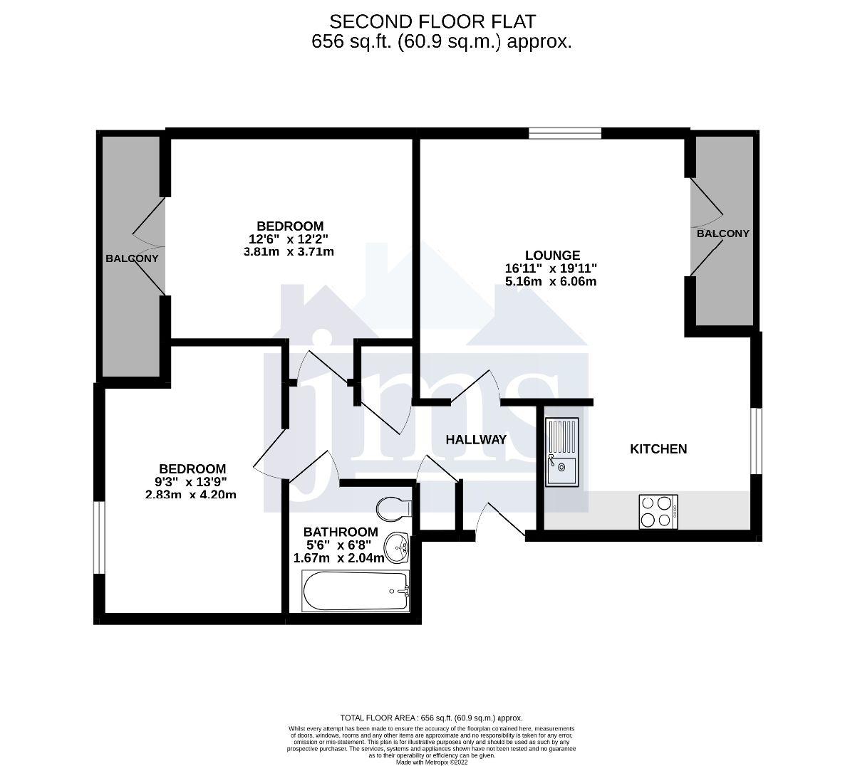 Ashgate Road, Hucknall, Nottingham NG15, 2 bedroom flat for sale