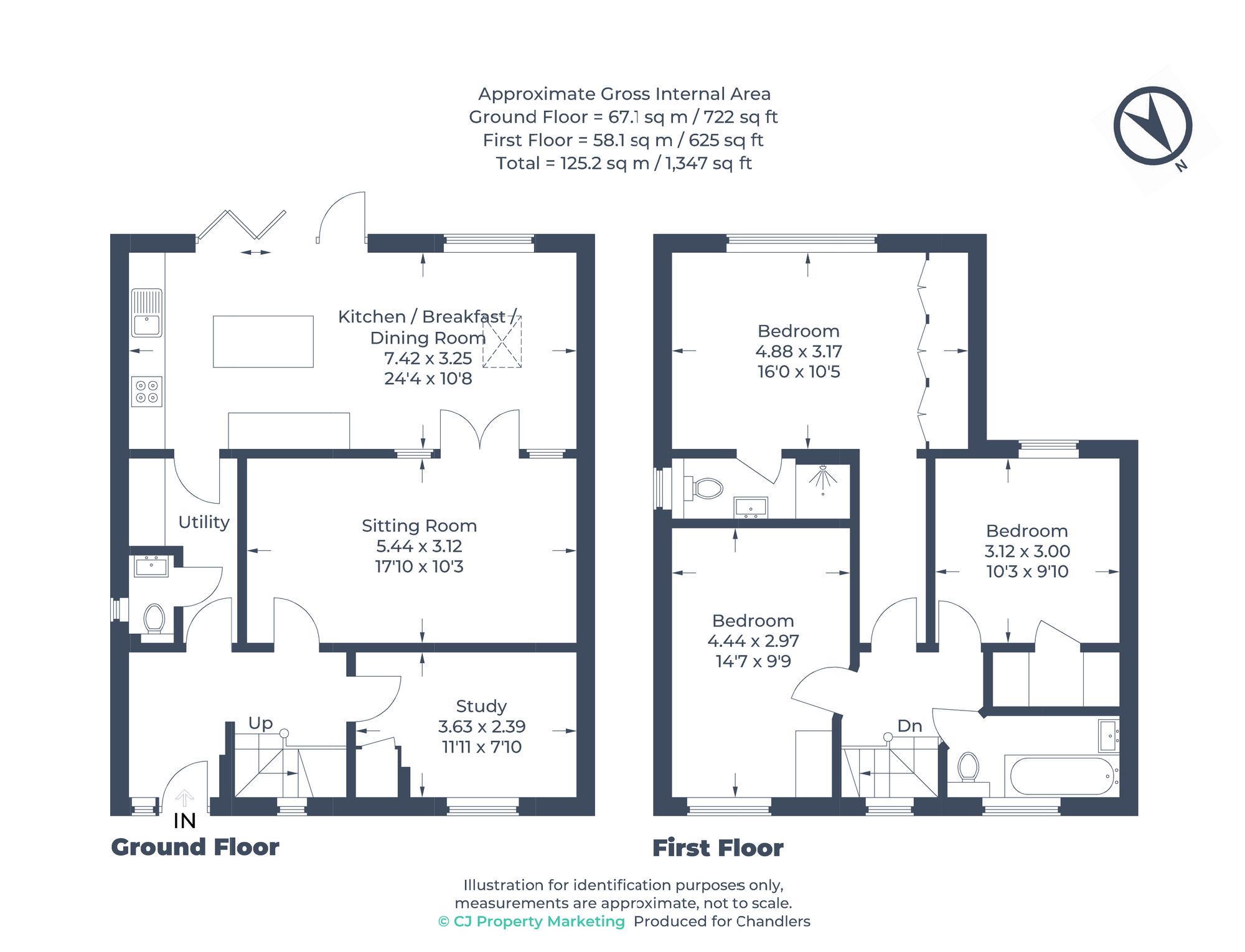 45 St. Margarets, Stevenage floorplan