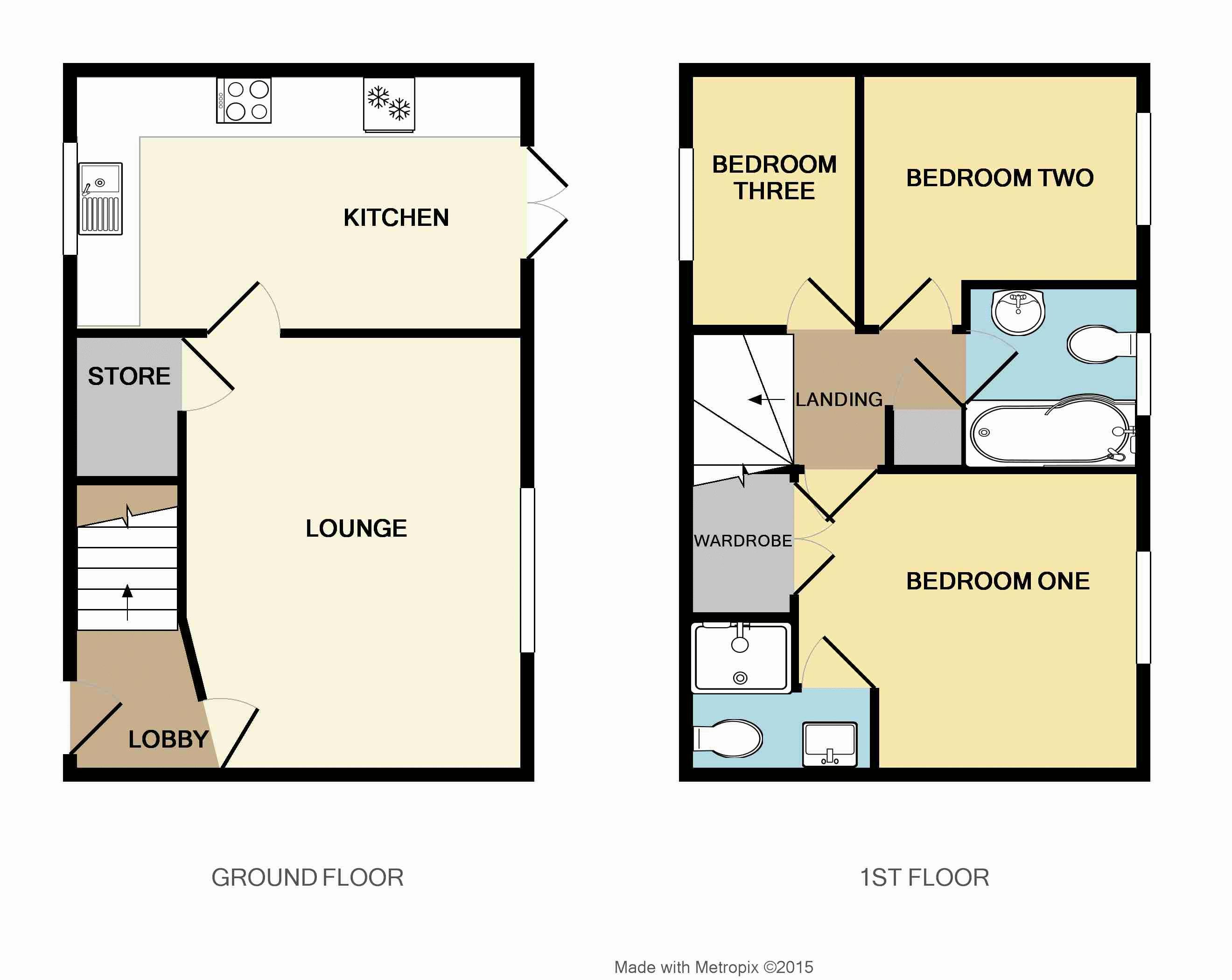 3 Bedrooms  to rent in Staynes Crescent, Kingswood, Bristol BS15