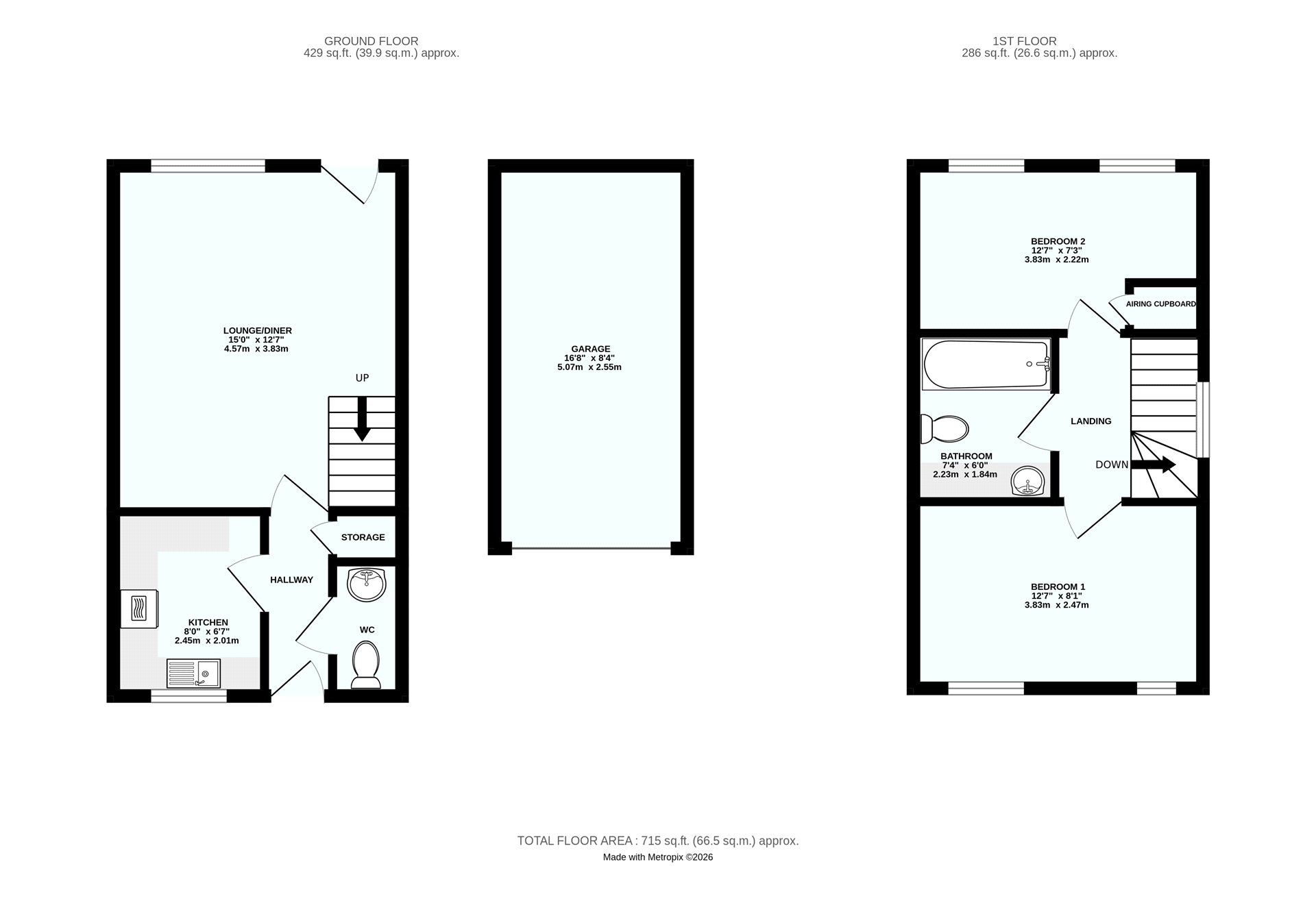 4, Garland Close, Devon floorplan