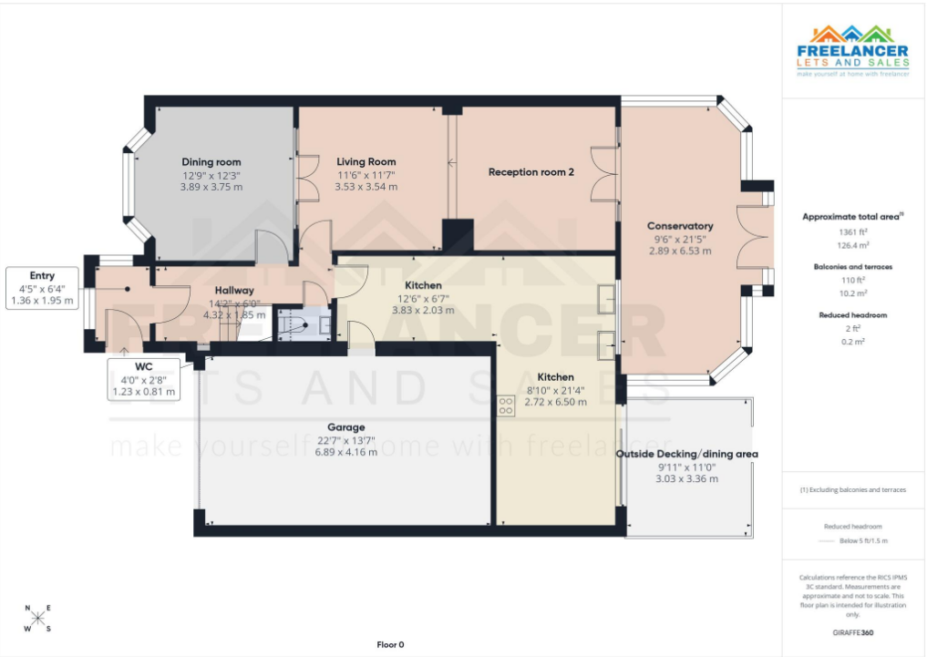 Kenmore, Tregarn Road, Newport floorplan