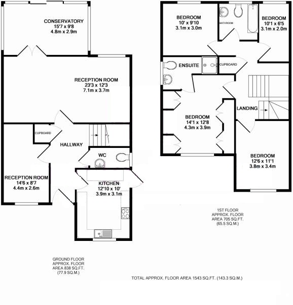 Knights Close, West Molesey floorplan