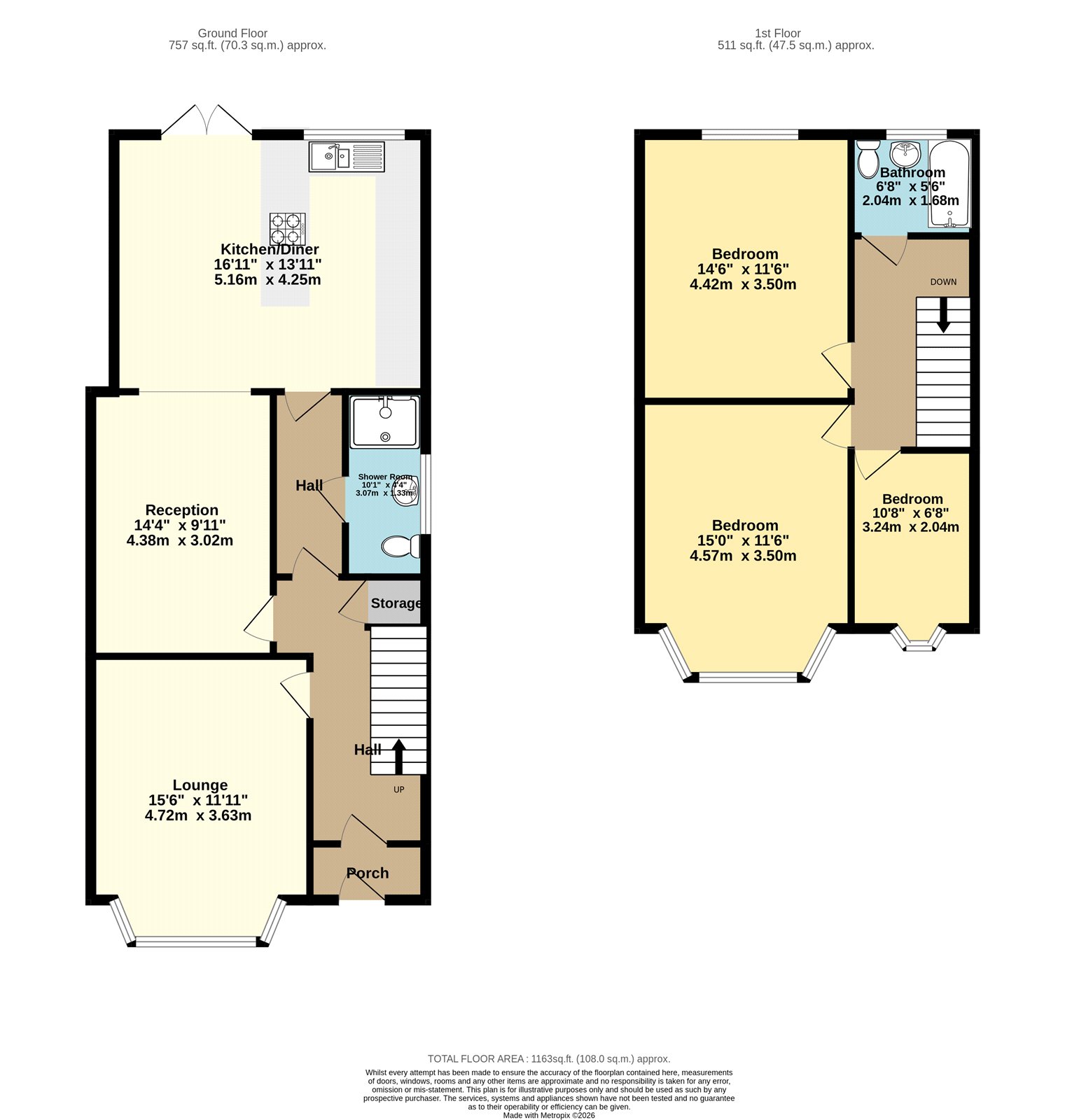 Conygre Road, Bristol floorplan