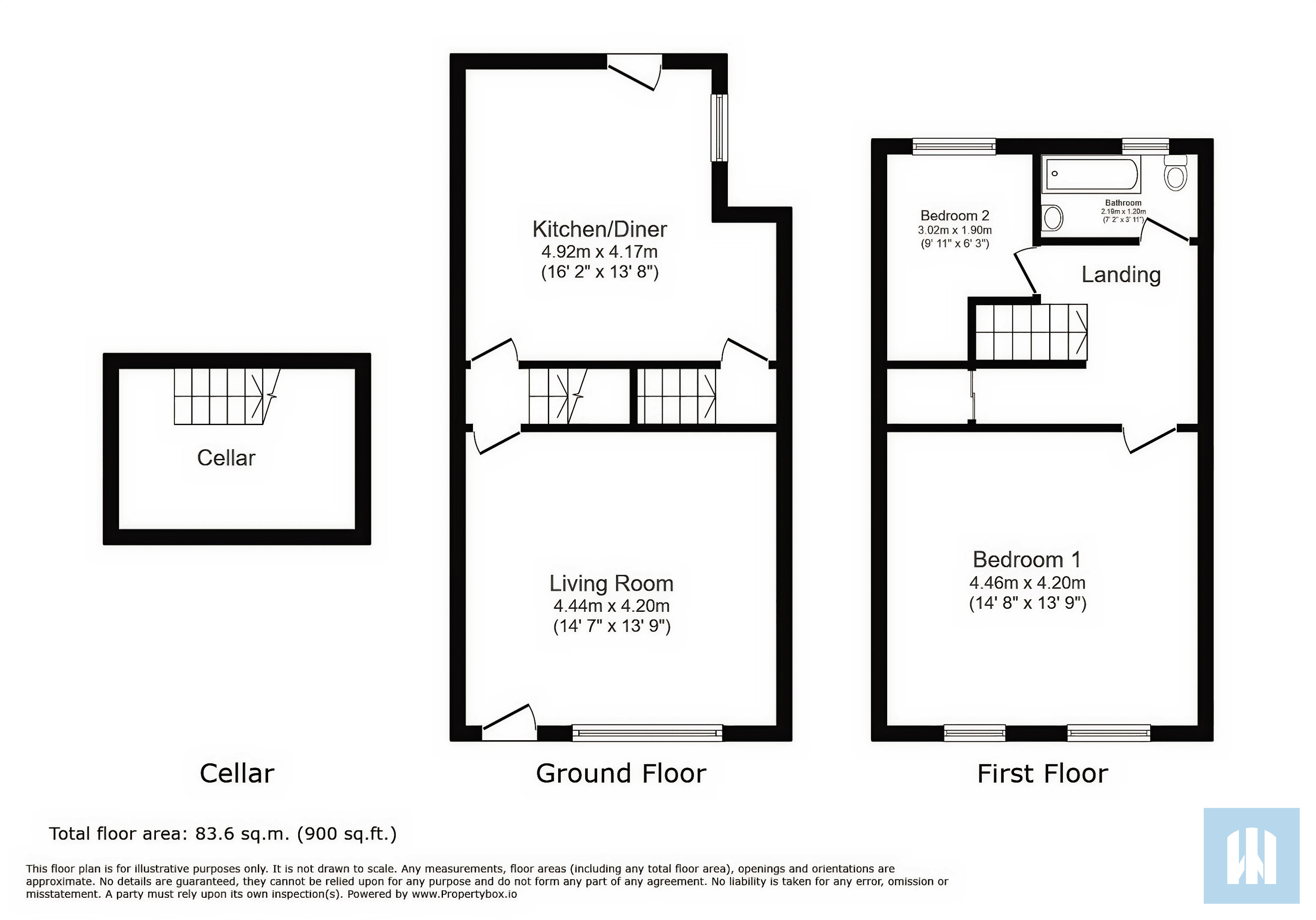 21, Kimberley Street, West Yorkshire floorplan