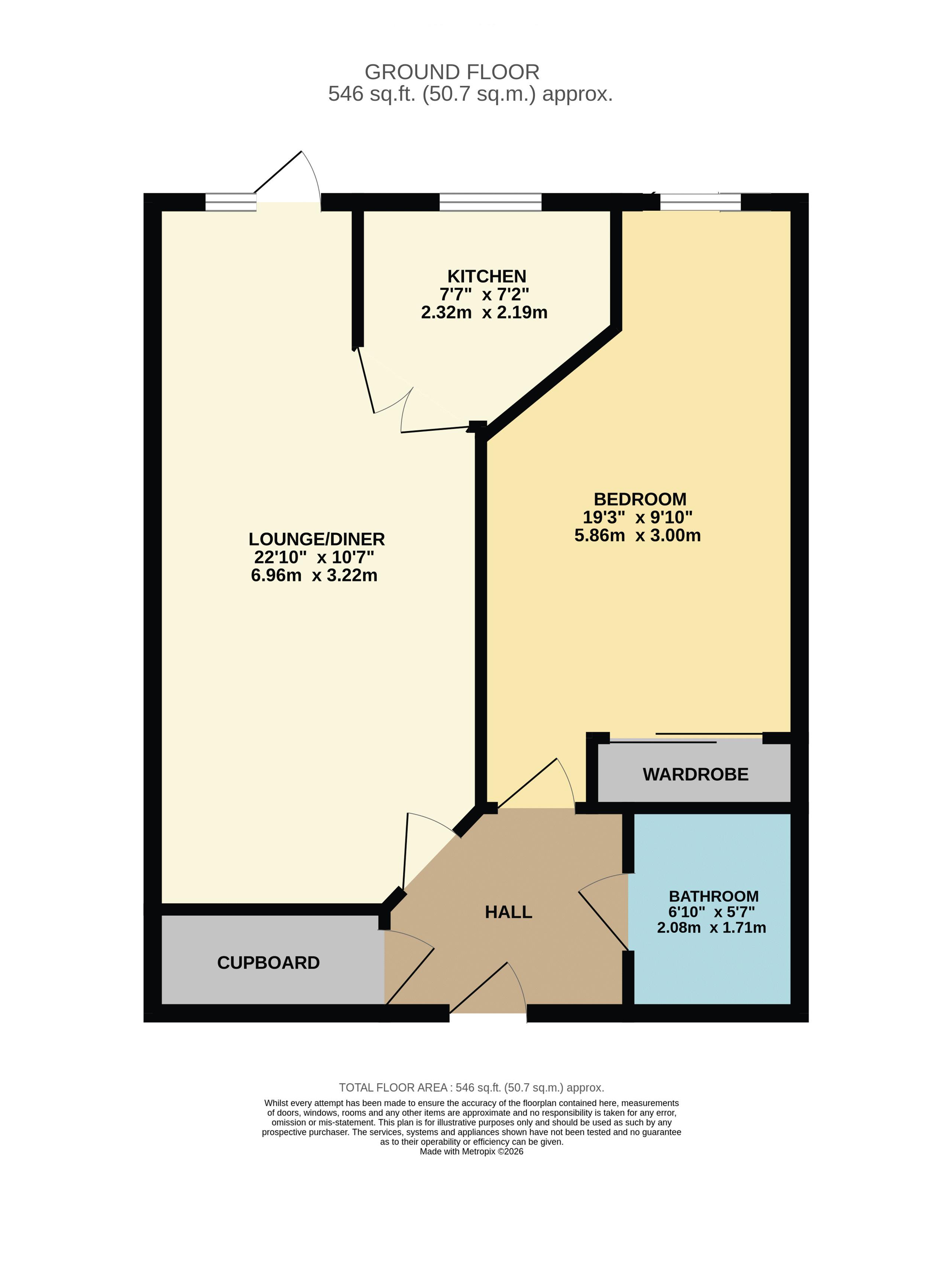 8 Benstede Court, Brocket Road, Hoddesdon floorplan