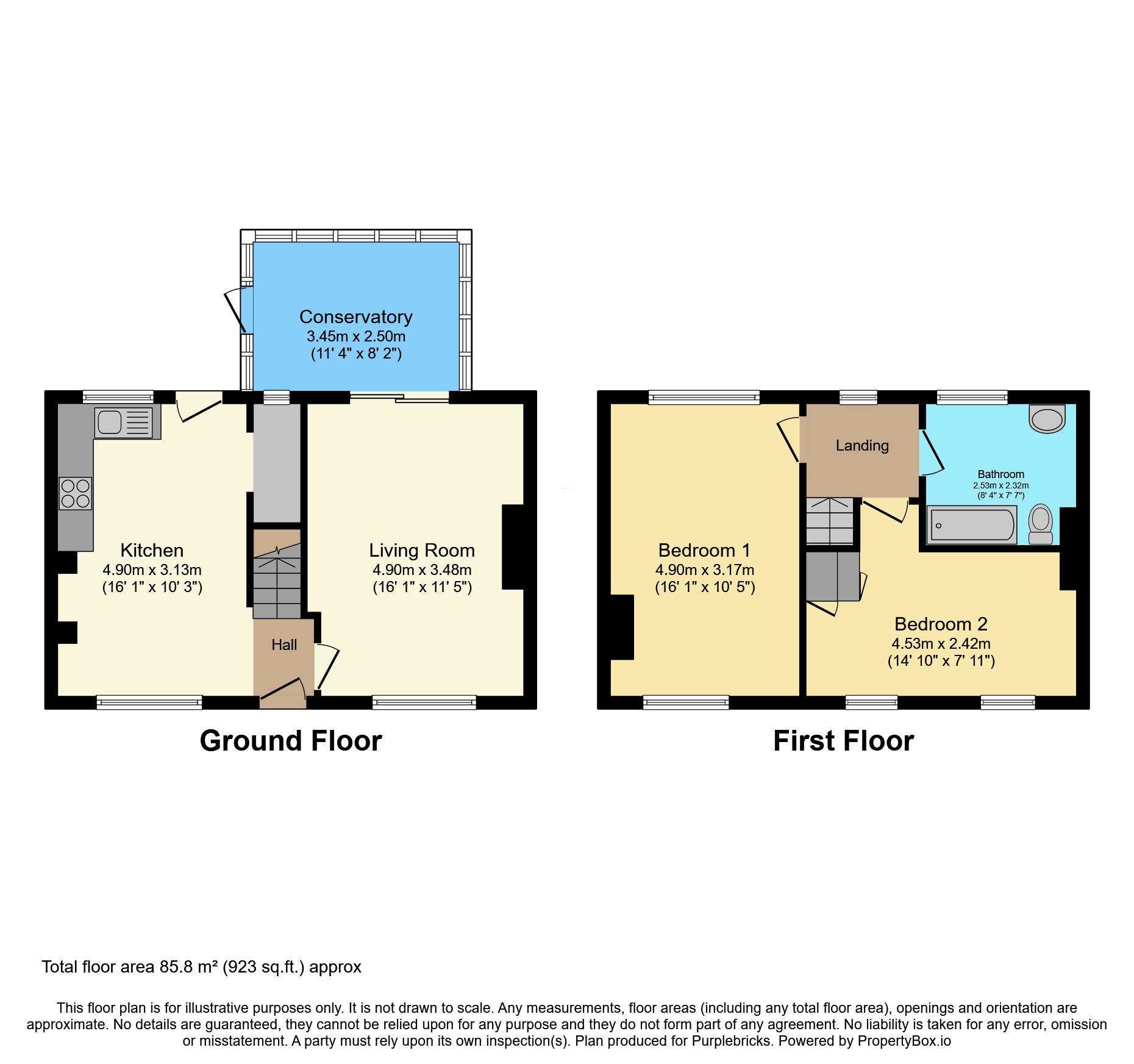 25, Abbey Road, Newstead Village, Nottingham floorplan