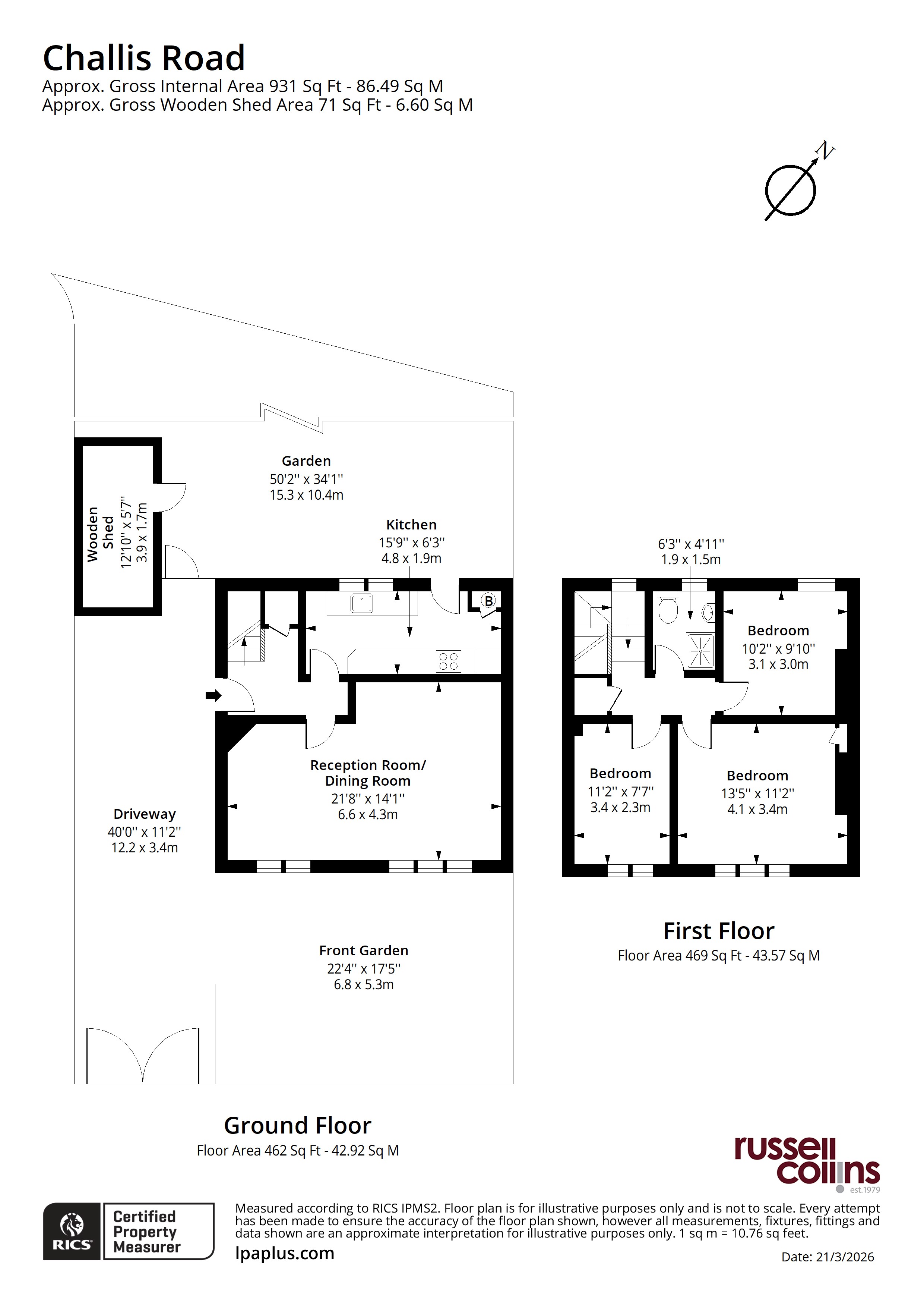 5, Challis Road, Brentford floorplan