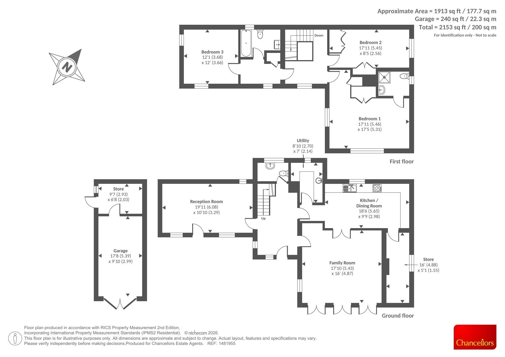 Yewtree Cottage,, Whitney-On-Wye, Hereford floorplan