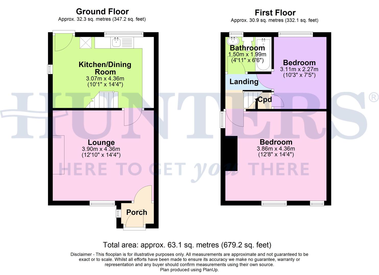 132, Stakehill Lane, Manchester floorplan