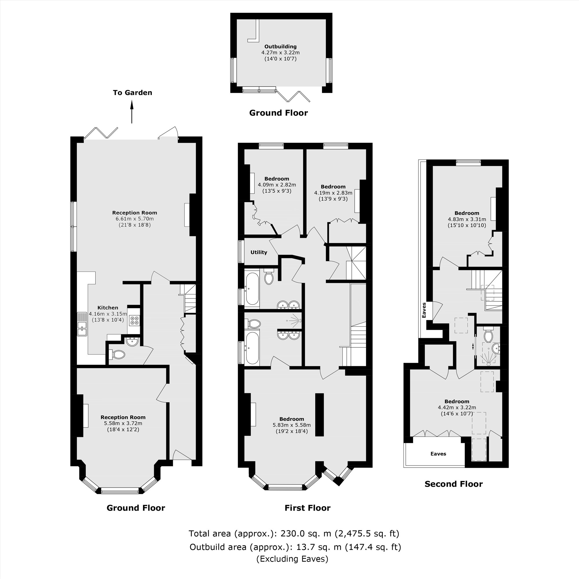 9, Western Gardens, London floorplan