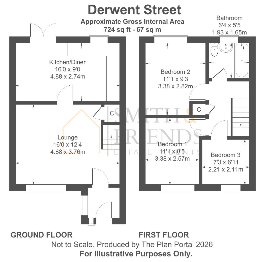 19, Derwent Street, Hartlepool floorplan