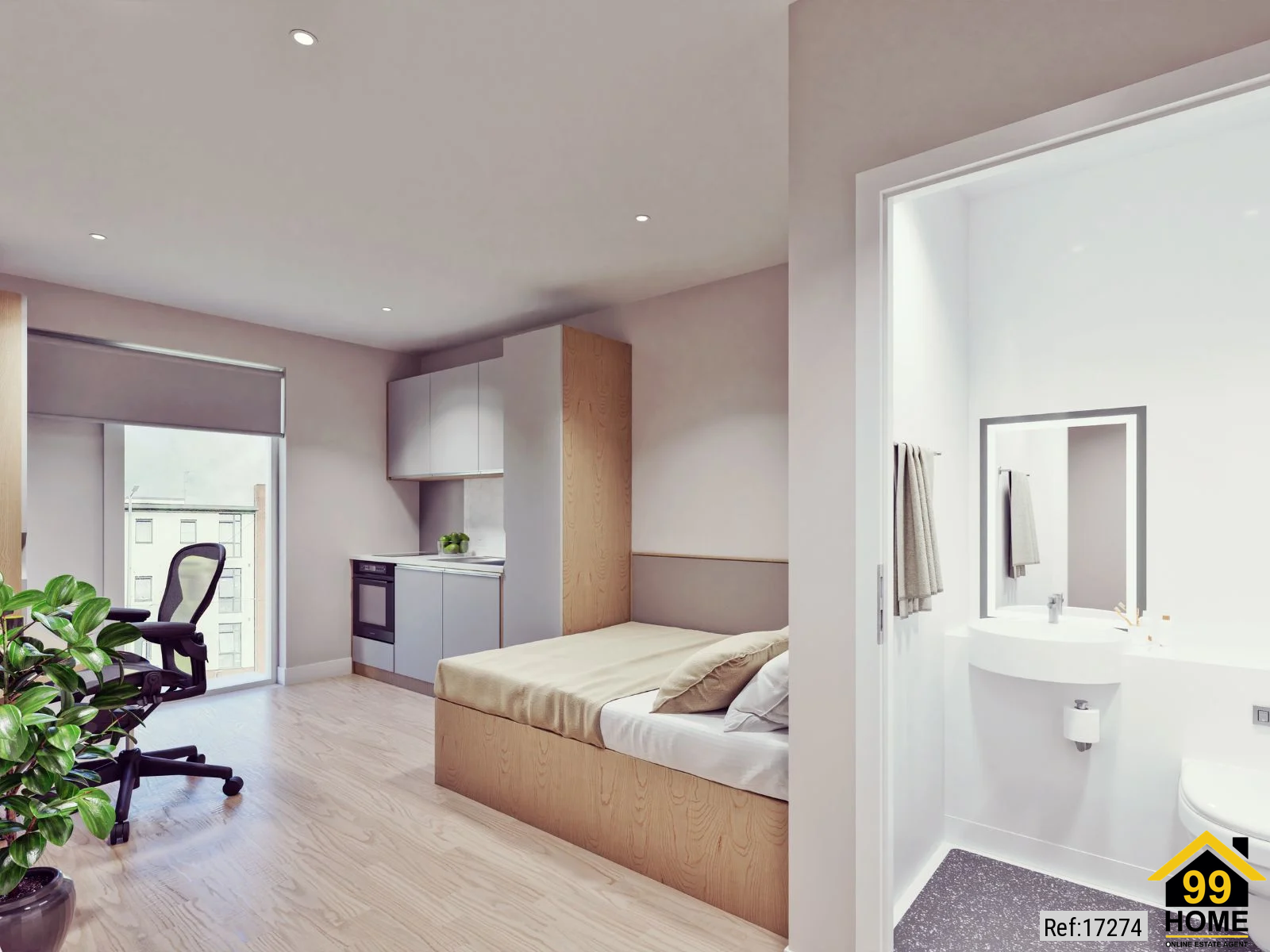 Deluxe Studio, Beckton House, Beeston photo 4