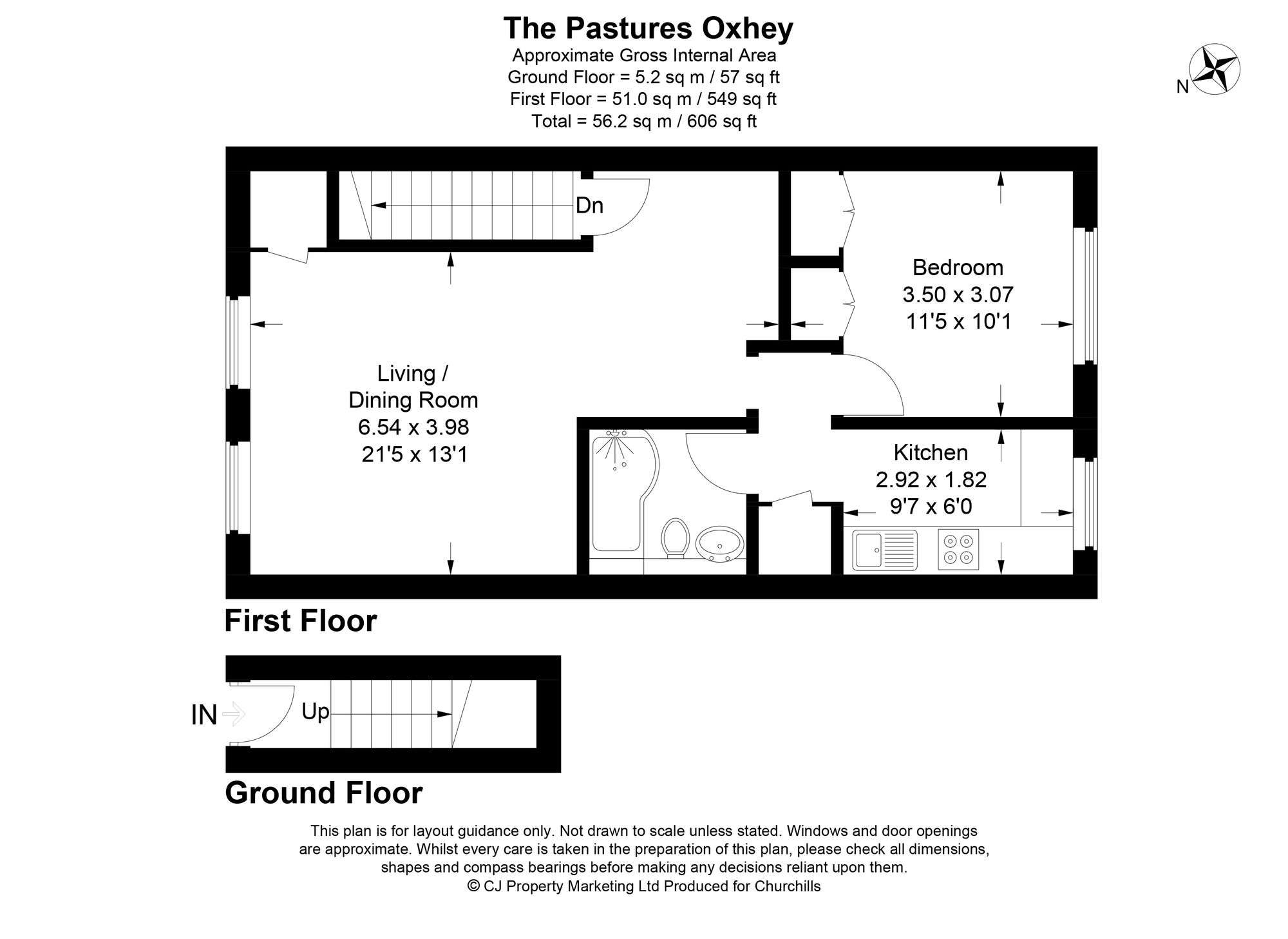 12 The Pastures, Watford floorplan