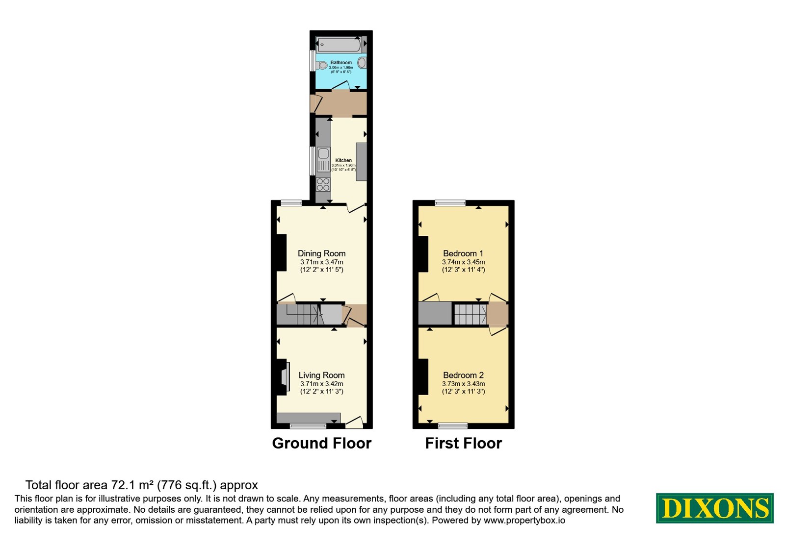 57, Prosser Street, West Midlands floorplan
