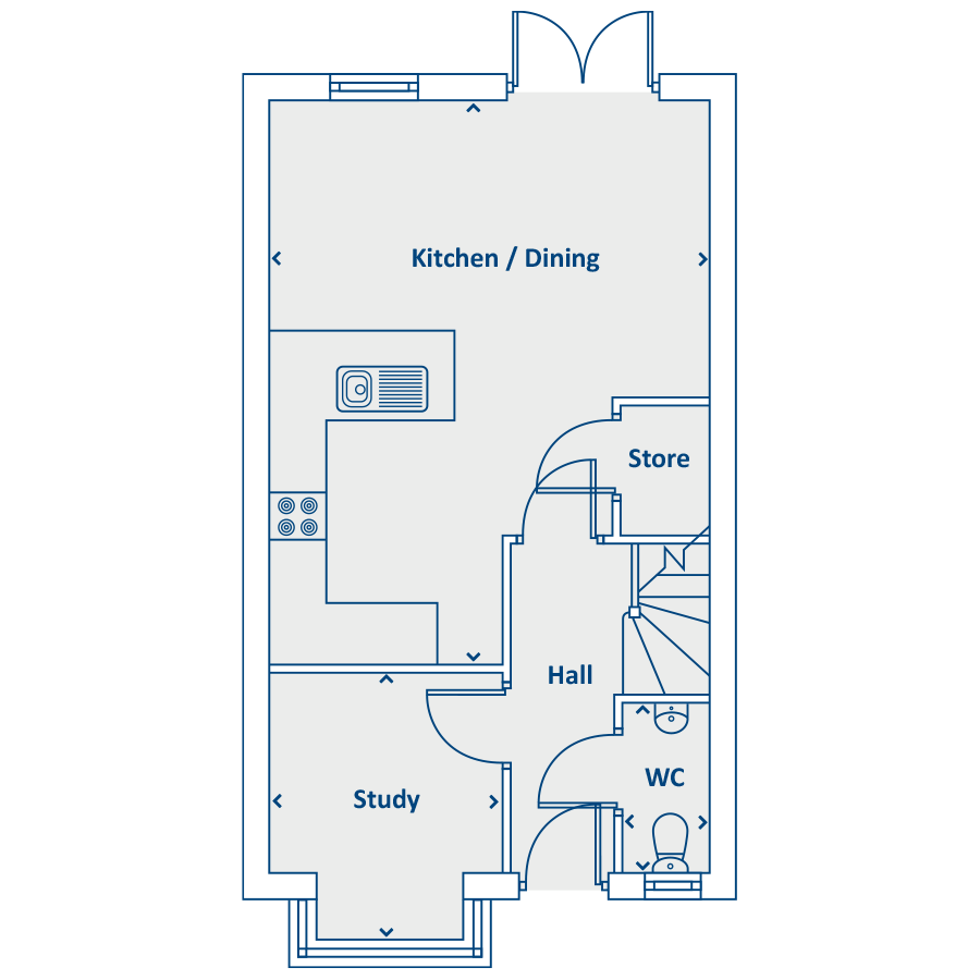 Plot 441, Kingsgate, Bridlington floorplan