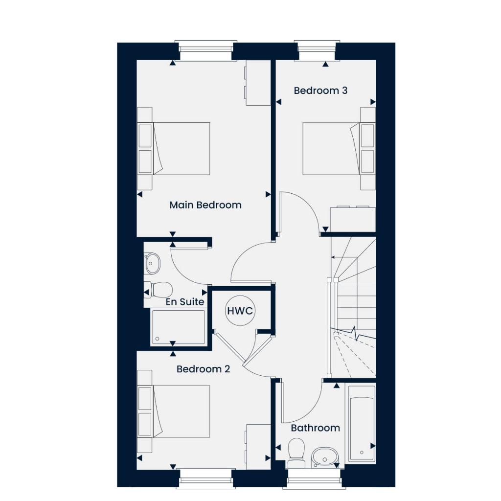 126, Station Road, Newport floorplan