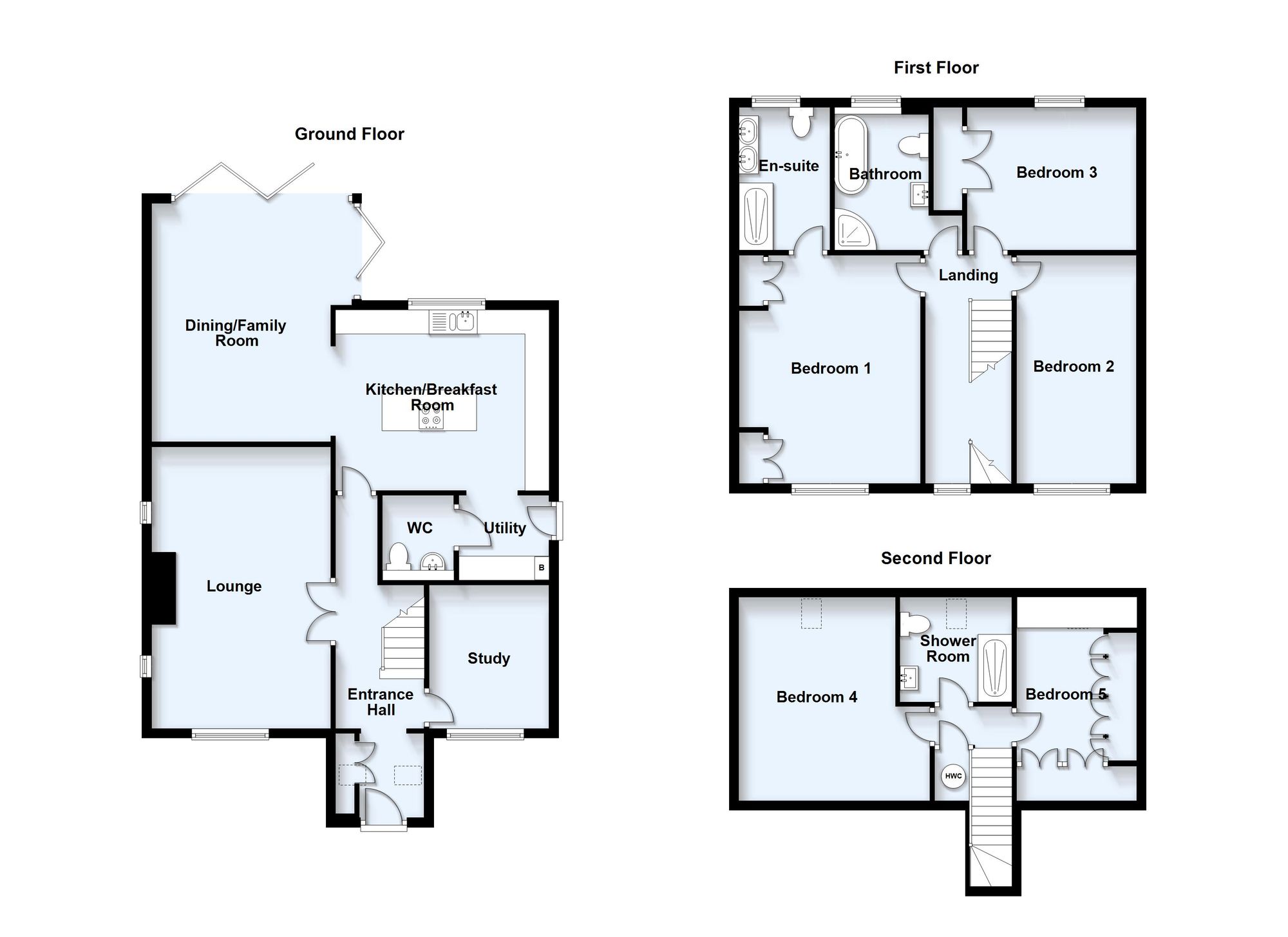 22 Malton Close, Milton Keynes floorplan