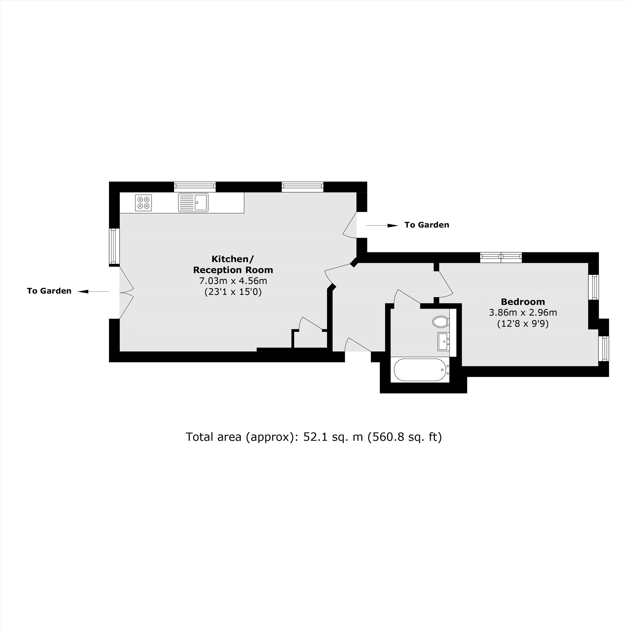 Flat 2, 69, Eaglesfield Road, Woolwich floorplan